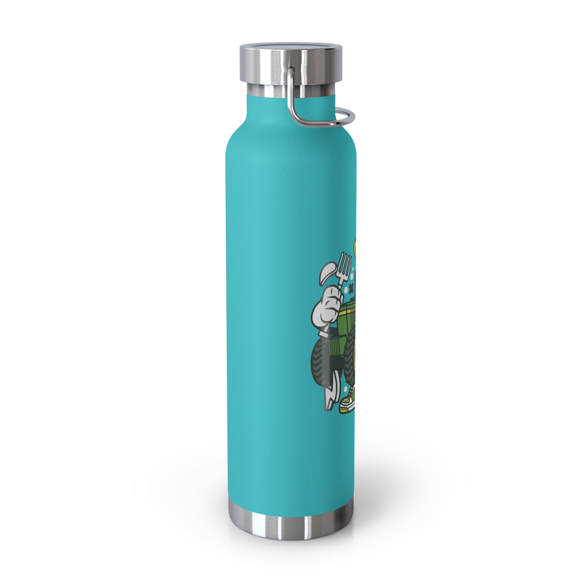 22oz Copper Insulated Water Bottle with Cartoon Design - CV40