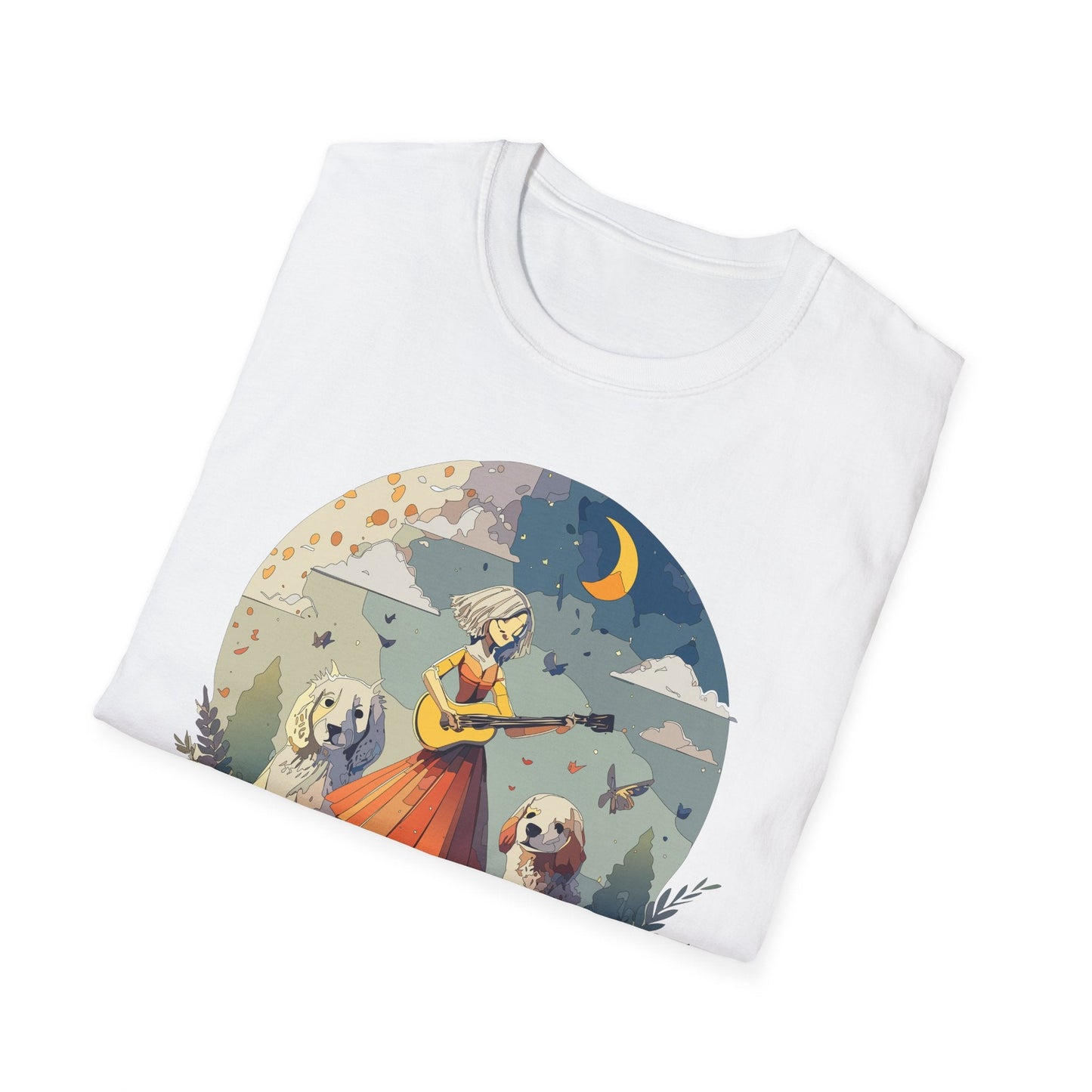Womens Graphic T Shirts Art Design Tee Softstyle Gildan 64000 100 Percent Cotton