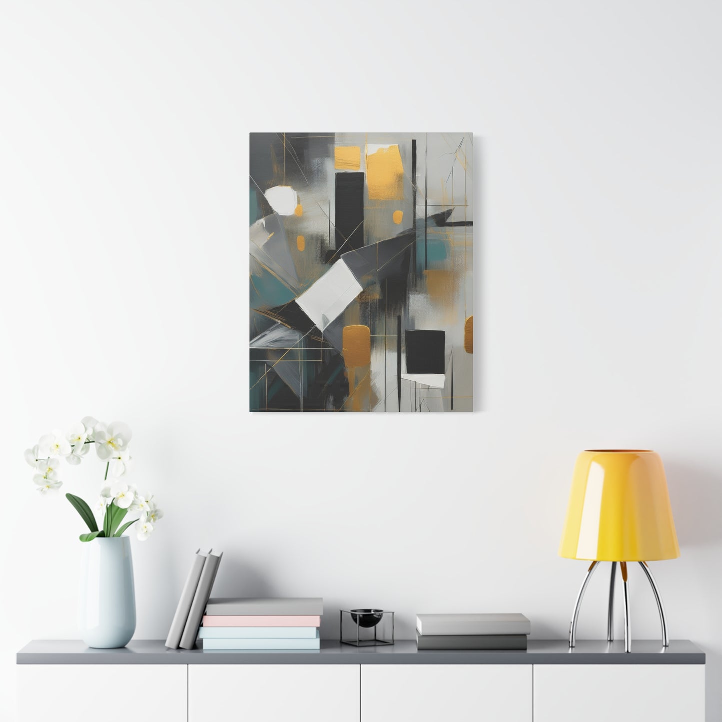 Abstract Oil Painting Print Canvas 20x24,20x30,24x30 24x32,24x36,30x40 32x48,36x48,40x60 Pine-Wood Inner Frame ABS-205