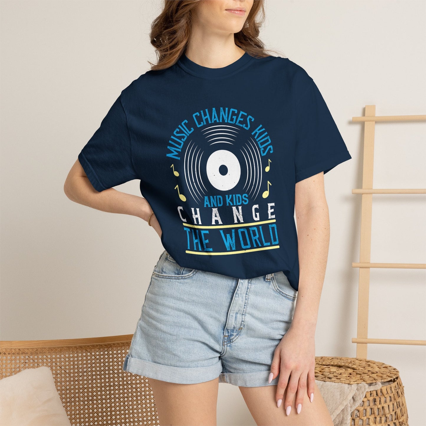 Music Graphic Design Unisex Cotton T-shirt m22