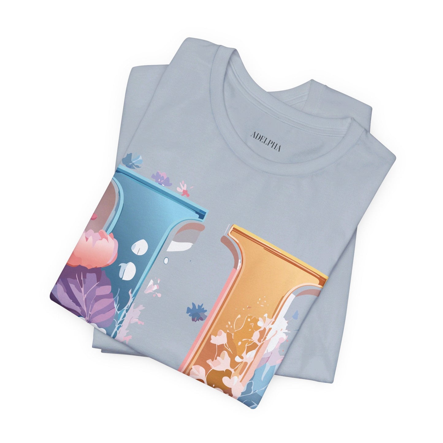 Letter U Shirt Graphic Tee Unisex Vintage Inspired Adelpha Artwork Premium Short Sleeve