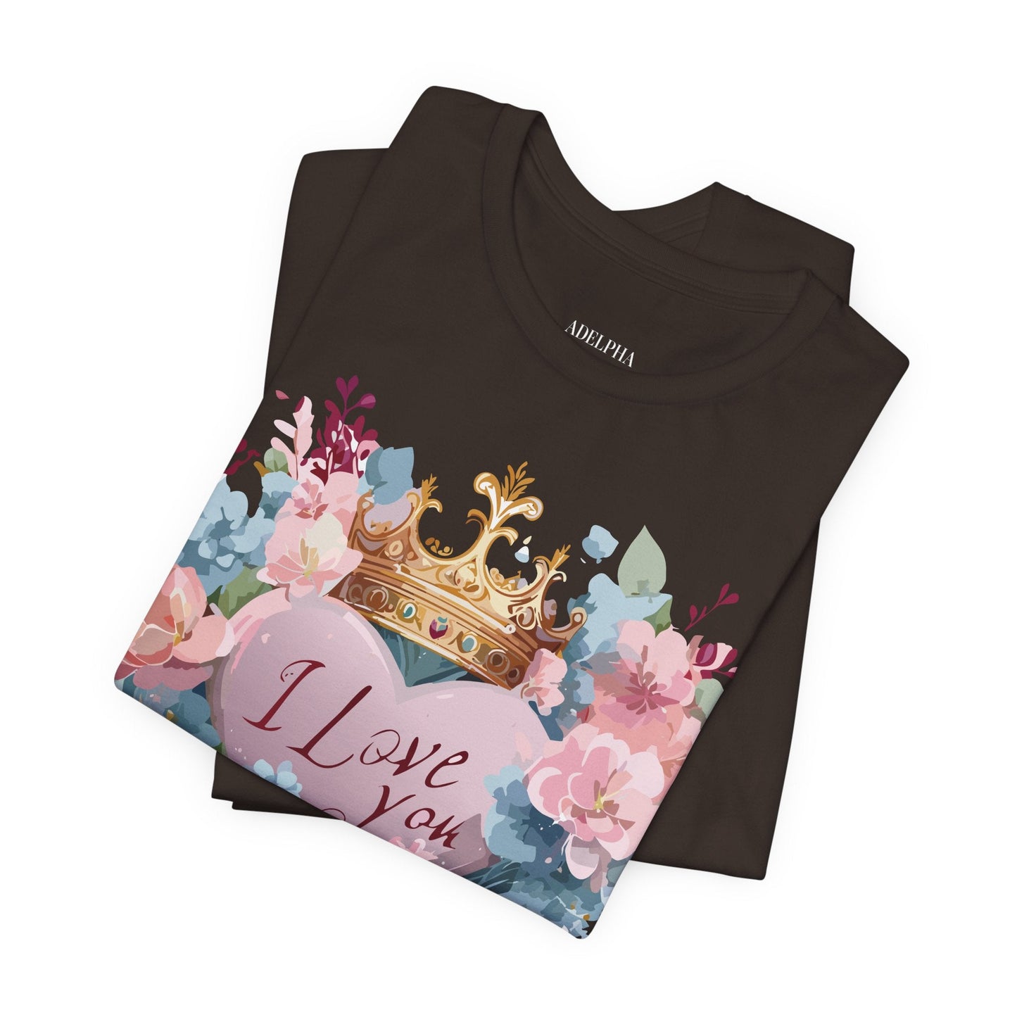 Valentine Graphic Tee Unisex Short Sleeve Jersey Shirt Adelpha Vintage Art Design