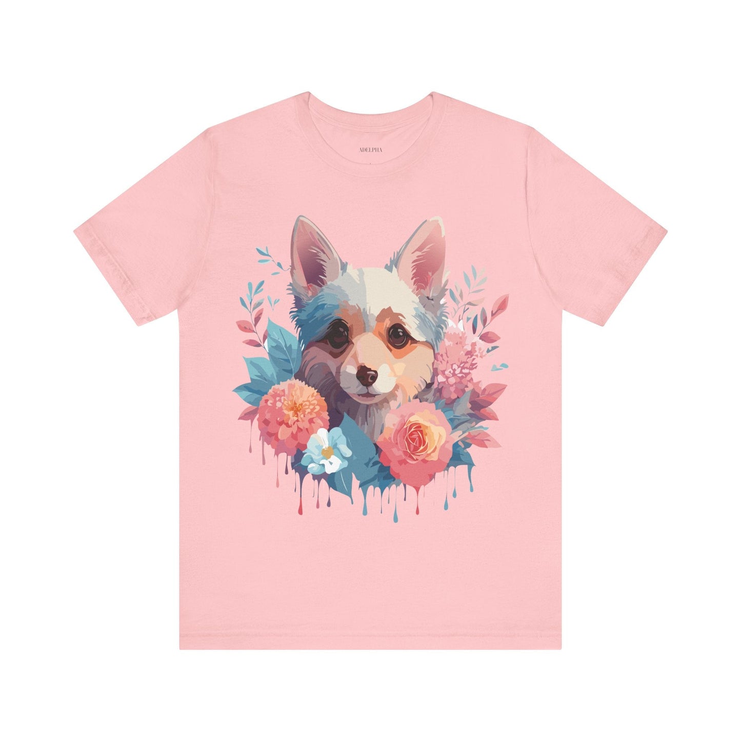 Dog Graphic Tee Unisex Short Sleeve Premium Vintage Inspired Artwork From Adelpha