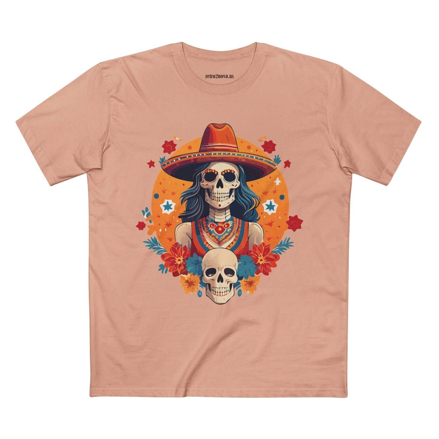 Skull Shirt Unisex Skeleton Tee Premium Cotton With Original Design From Art Collection