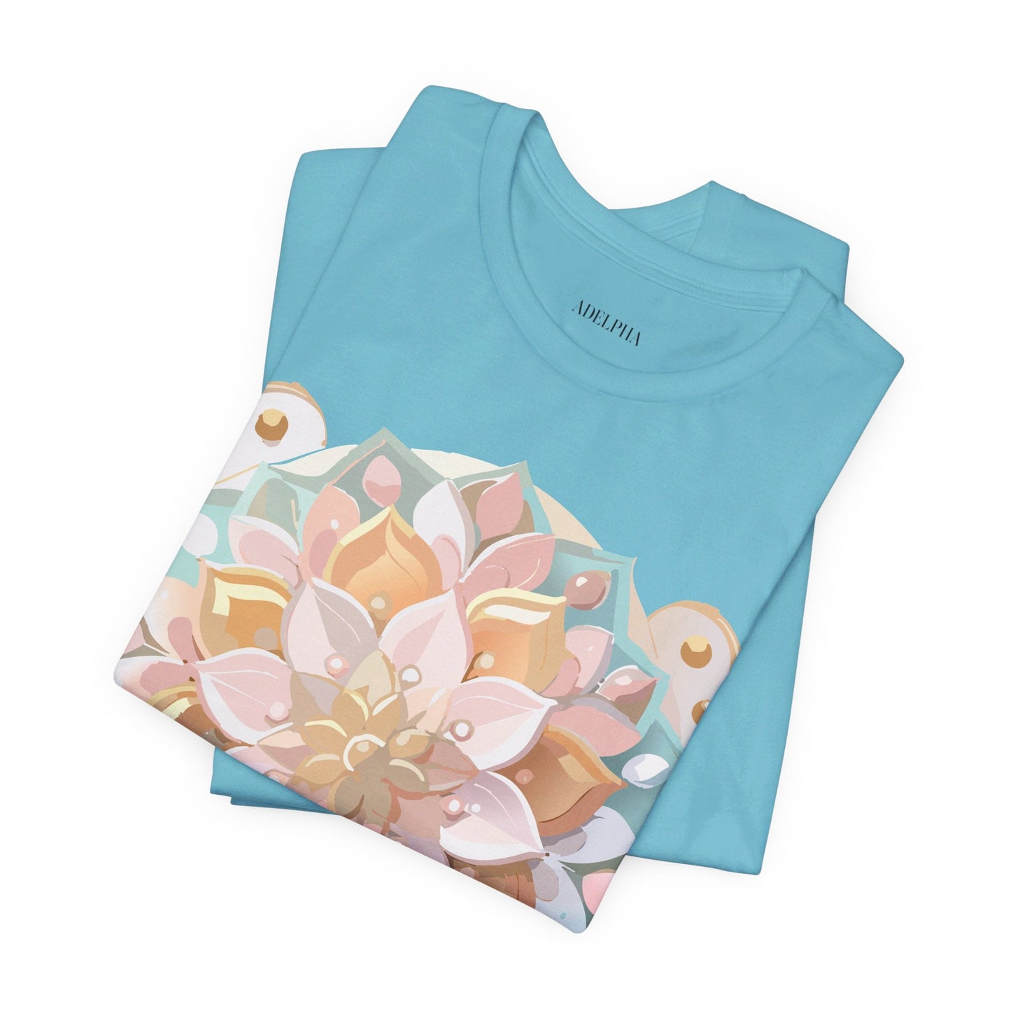 Mandala Shirt Graphic Tee Unisex Adelpha Vintage Inspired Art Design Premium Apparel