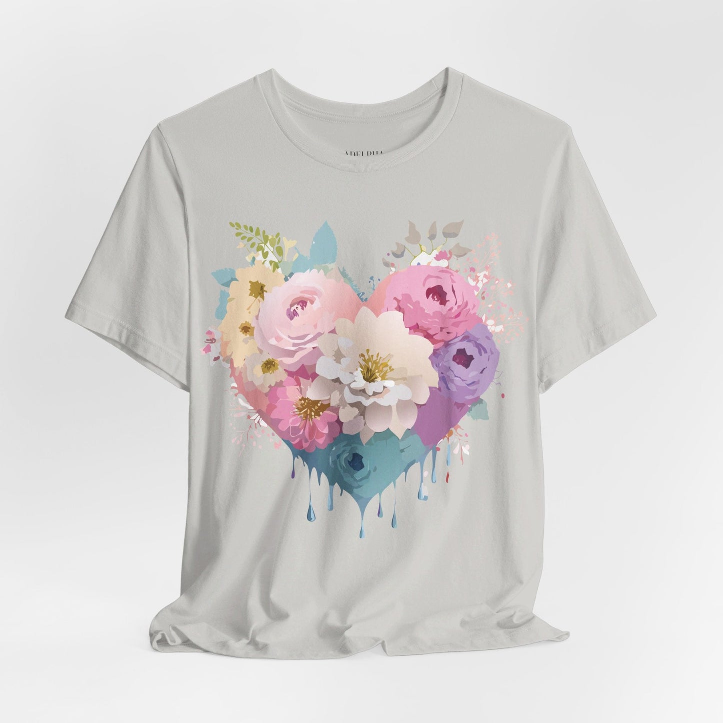 Valentine Graphic Tee Unisex Short Sleeve Shirt With Adelpha Vintage Artwork Design