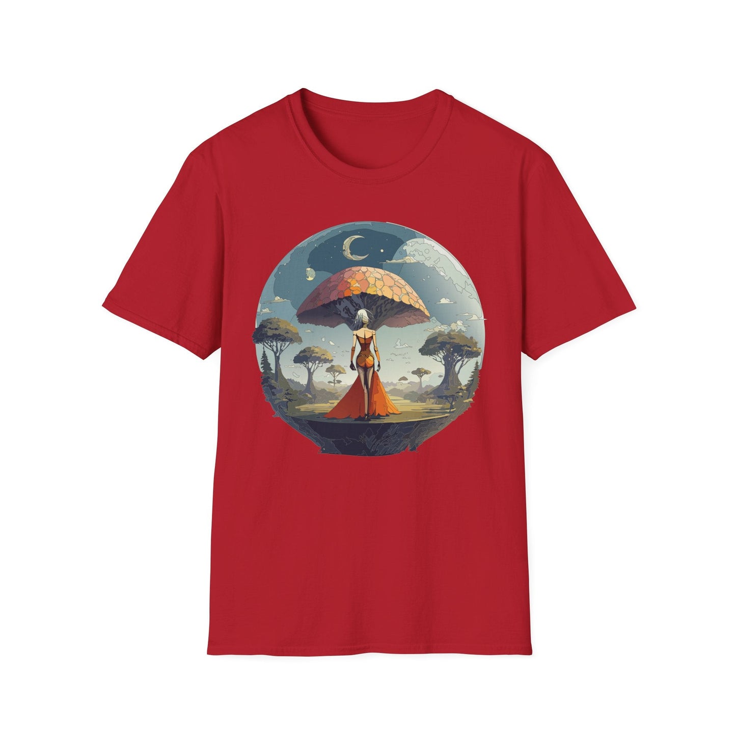 Womens Graphic T Shirts Art Design Shirt Softstyle Casual Tee 64000 Gildan Ring Spun Cotton