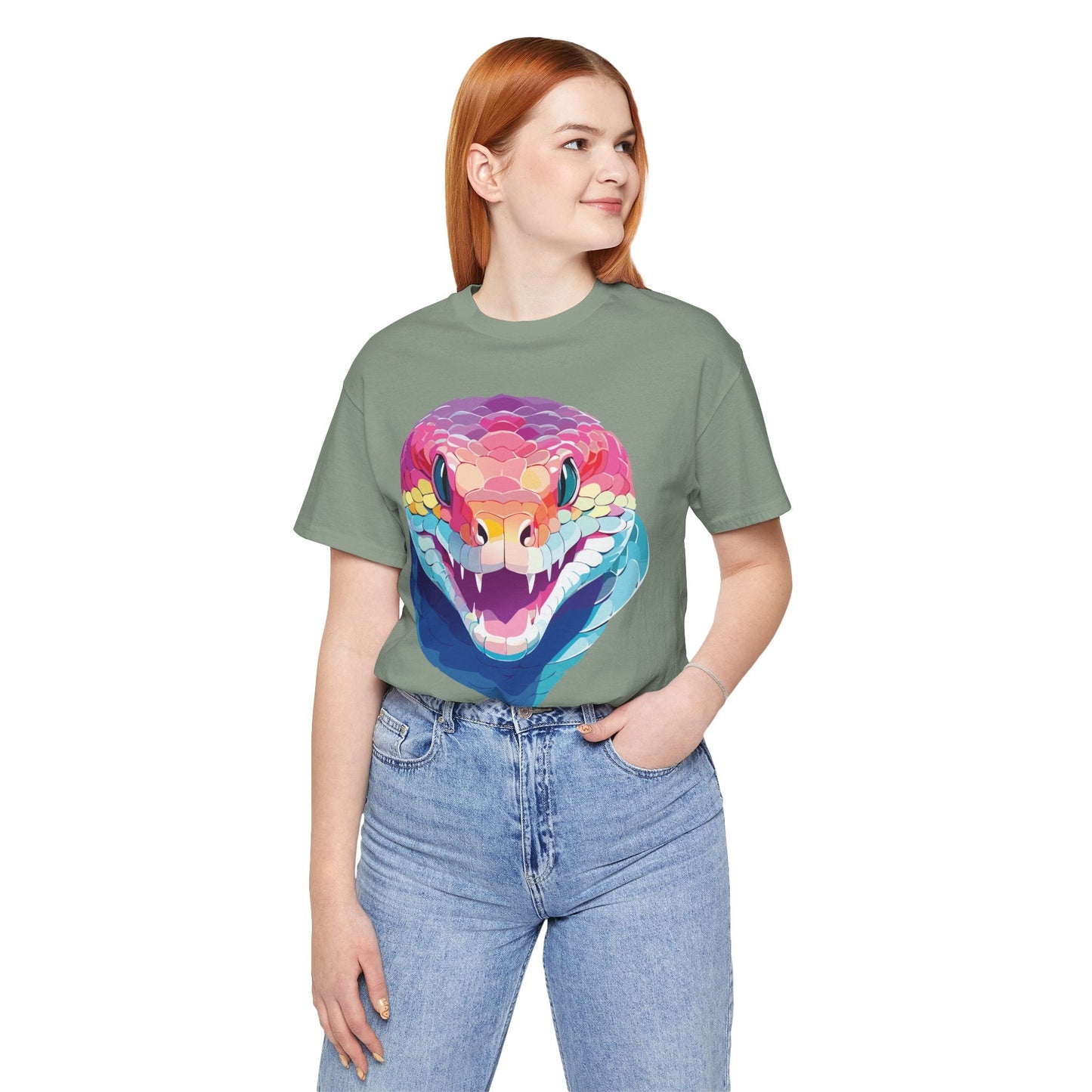 Unisex Animal Shirt With Animals Art Design Tee Short Sleeve Comfortable Tee Everyday Wear