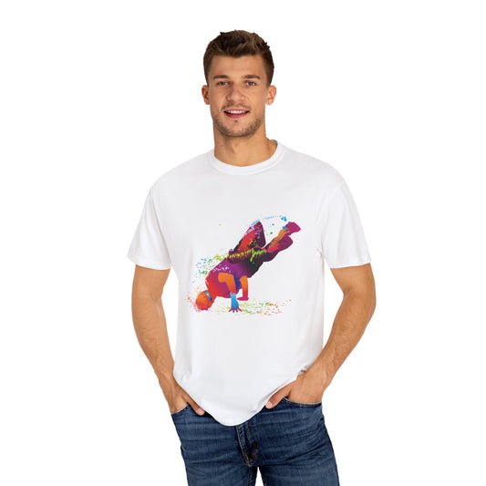 Unisex T-shirt with sports art design