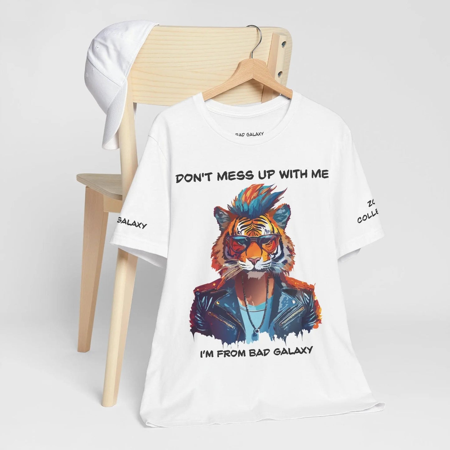 Animal T Shirt Bad Galaxy Made To Order Cotton Tee With Eco Friendly Inks Free Shipping USA