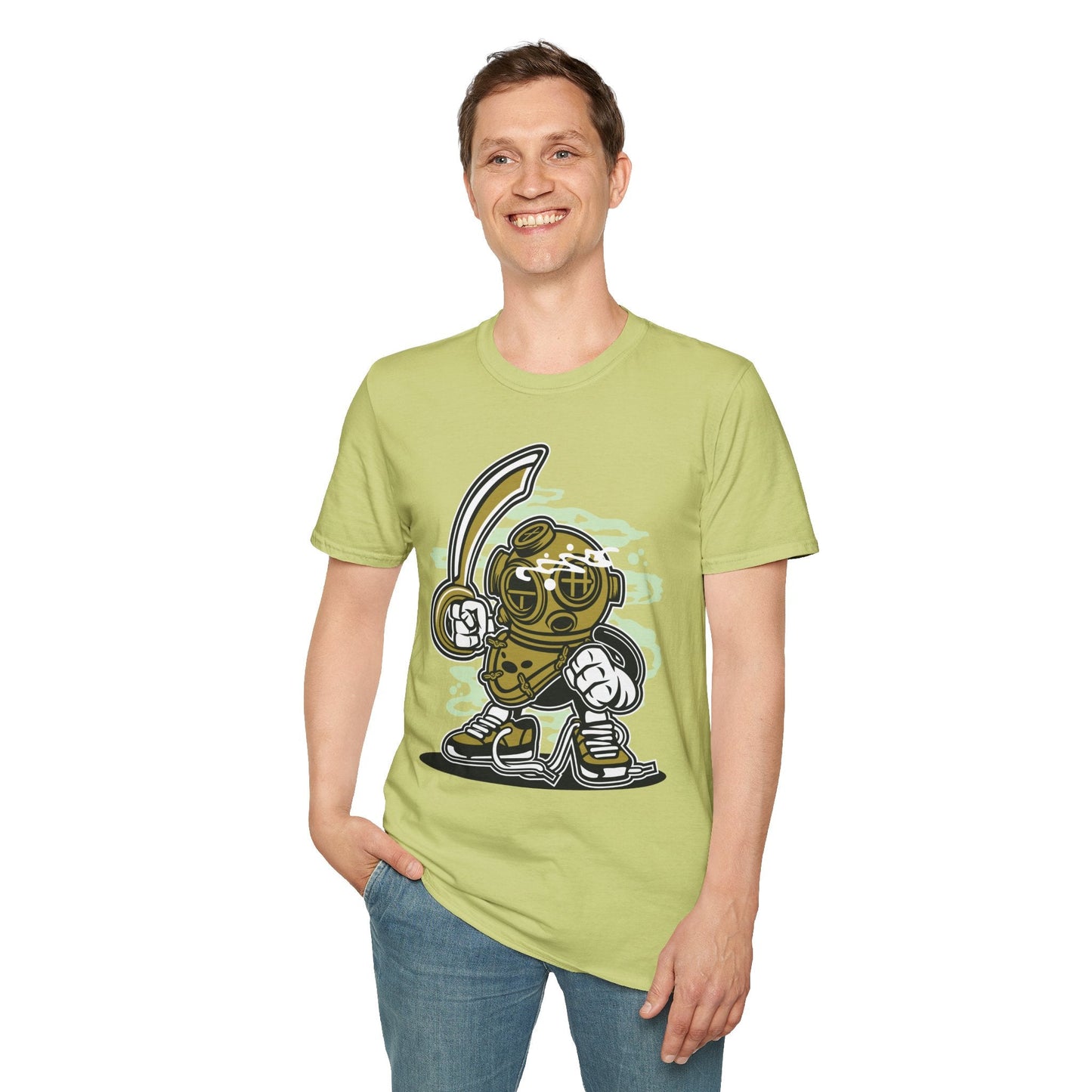 Cartoon T Shirt Animation Tee Funny Tee Shirt Unisex Gildan Softstyle Cotton Comfort