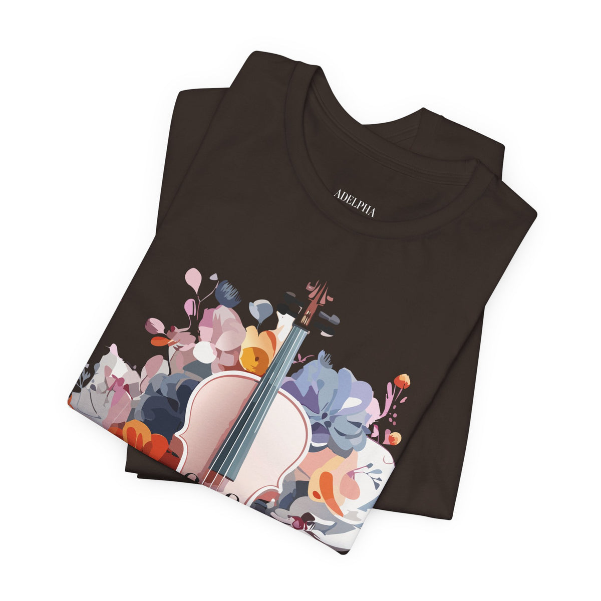 Music Graphic Unisex Cotton Bella+Canvas Tee with Art Design m115