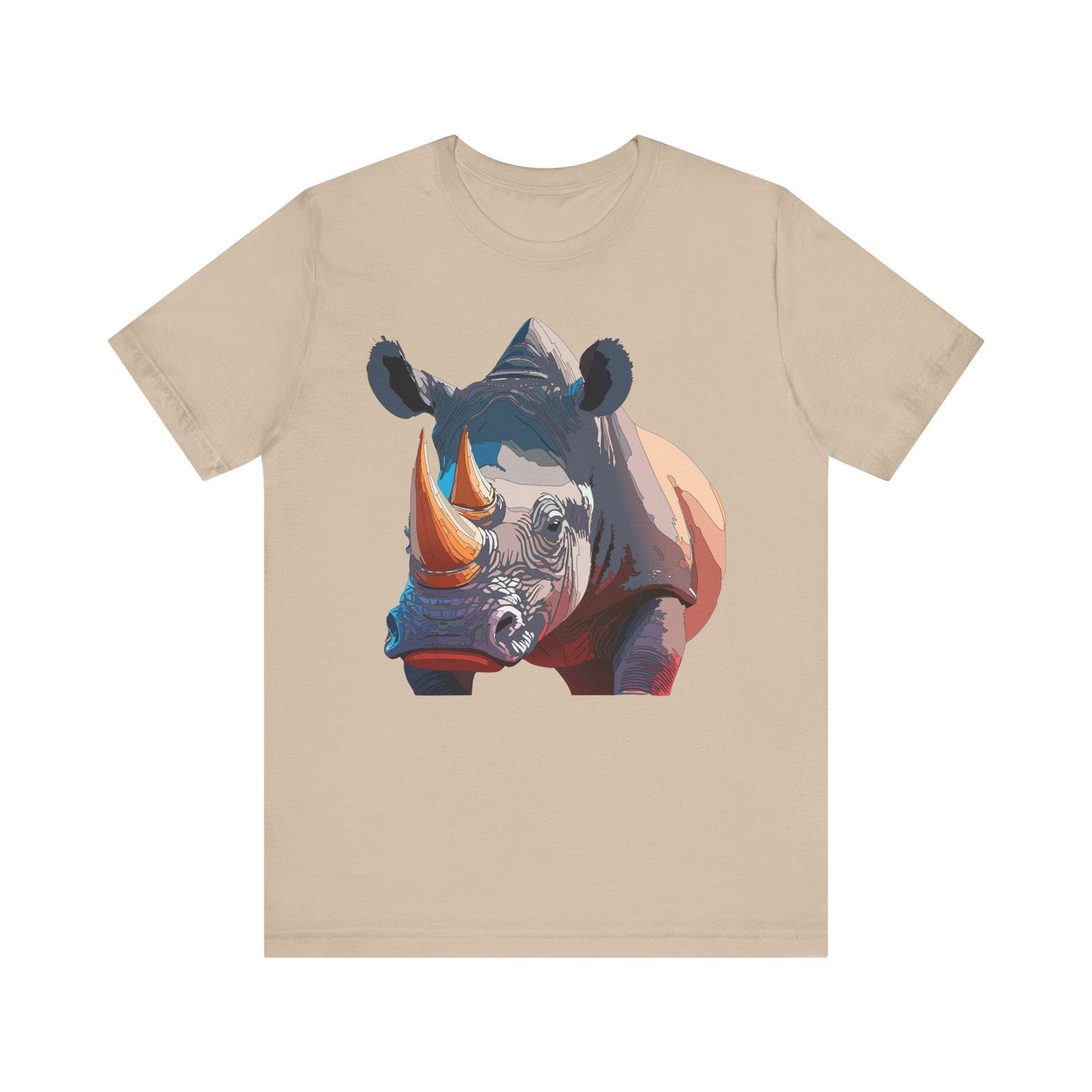 Unisex Animal Shirt Tee With Art Design Wild Animals Gildan Softstyle 64000 Graphic Tee
