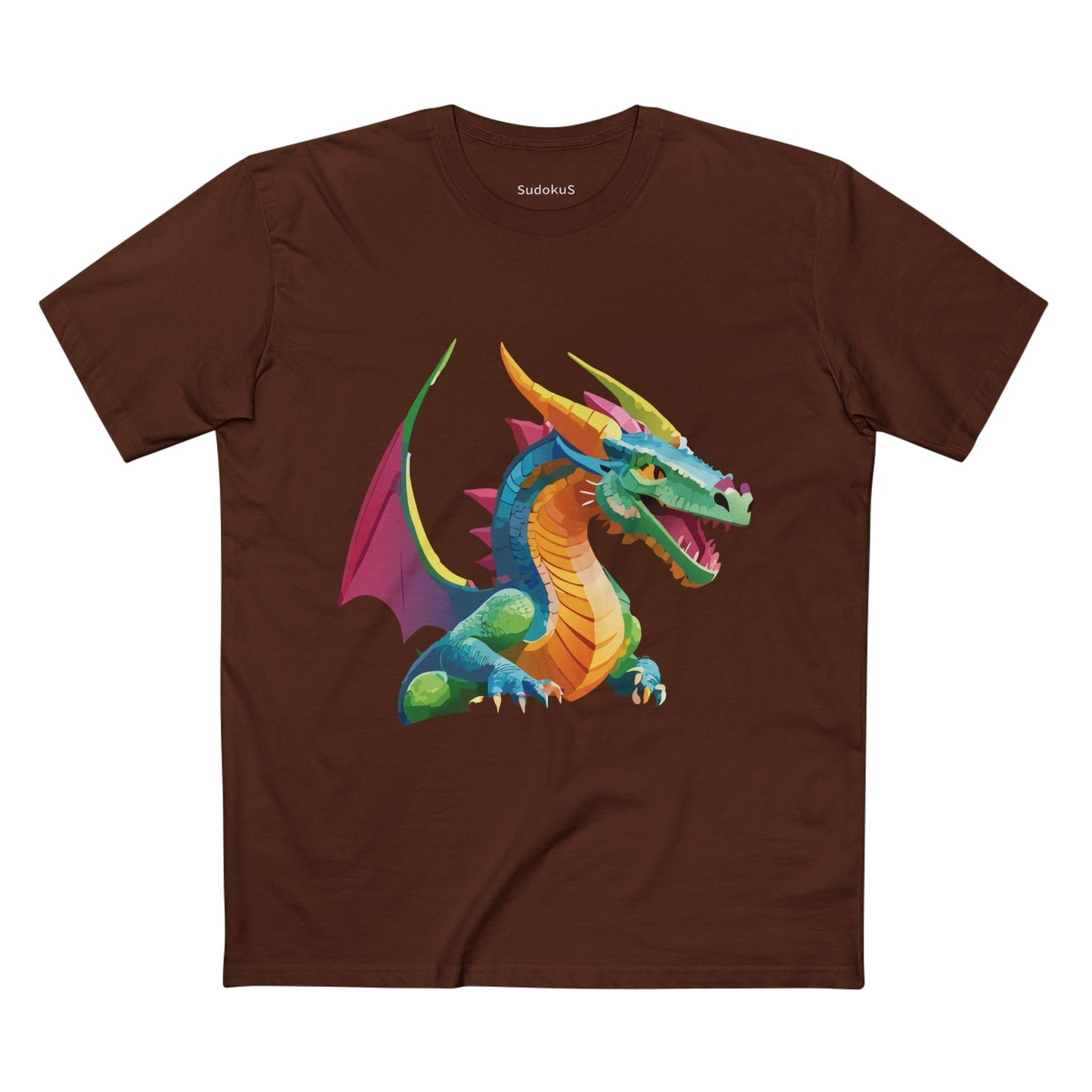 Dragon Graphic Unisex 100 Cotton Staple Tee 2