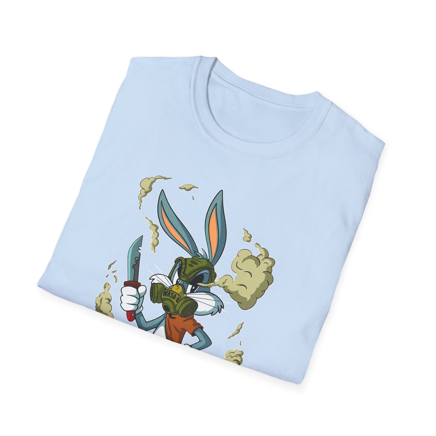 Bugs Bunny T Shirt Unisex Cartoon Graphic Tee Softstyle Gildan 64000 Short Sleeve