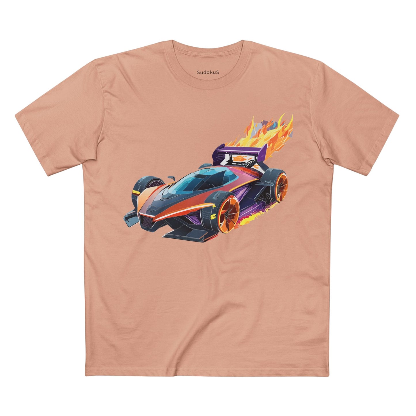 Car Graphic Unisex 100 Cotton Staple Tee 16