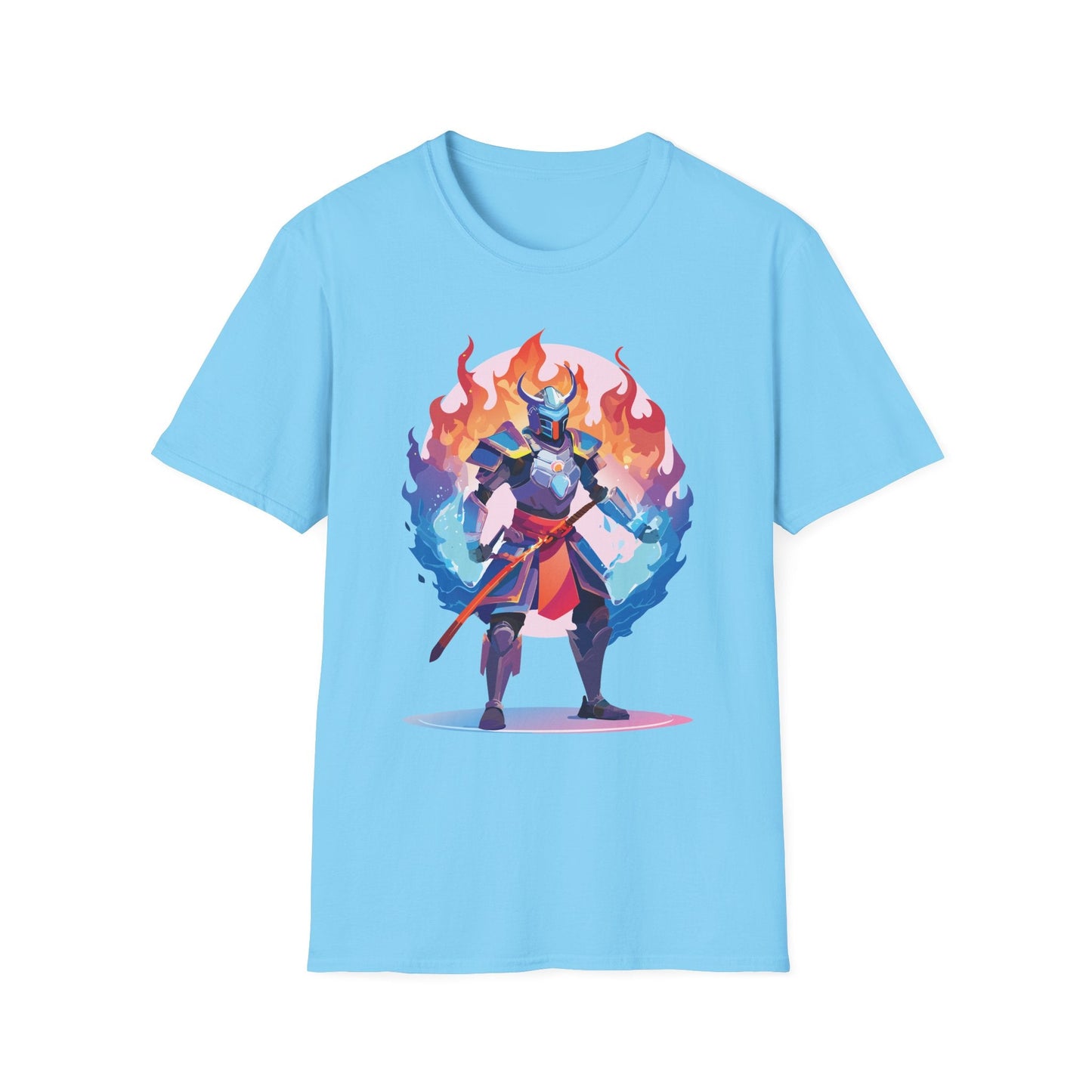 Samurai Shirt Unisex Gildan Softstyle 64000 Tee 100 Percent Cotton Comfortable Tee
