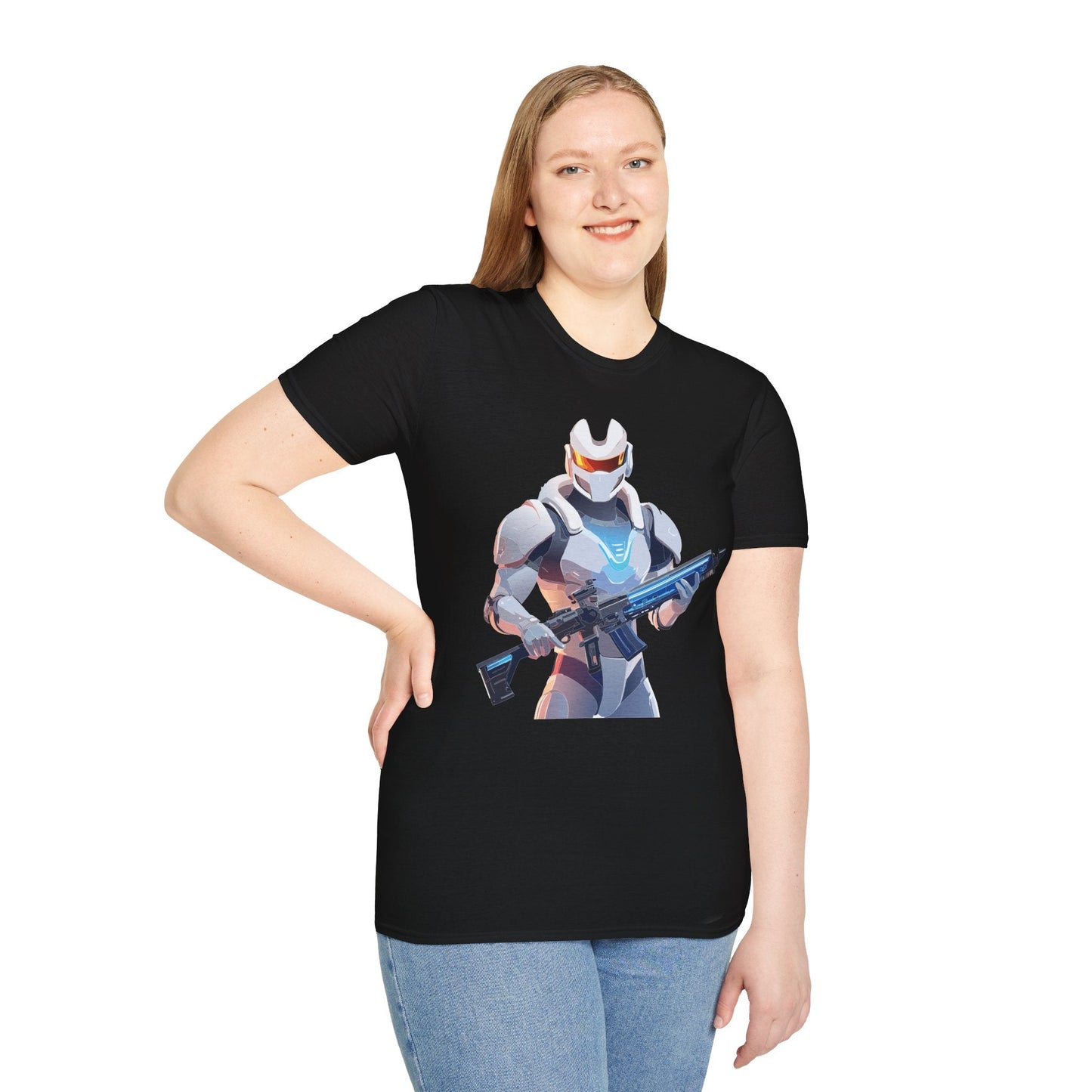 Robocop T Shirt Unisex Gildan Softstyle 64000 100 Percent Ring Spun Cotton Tee With Artwork