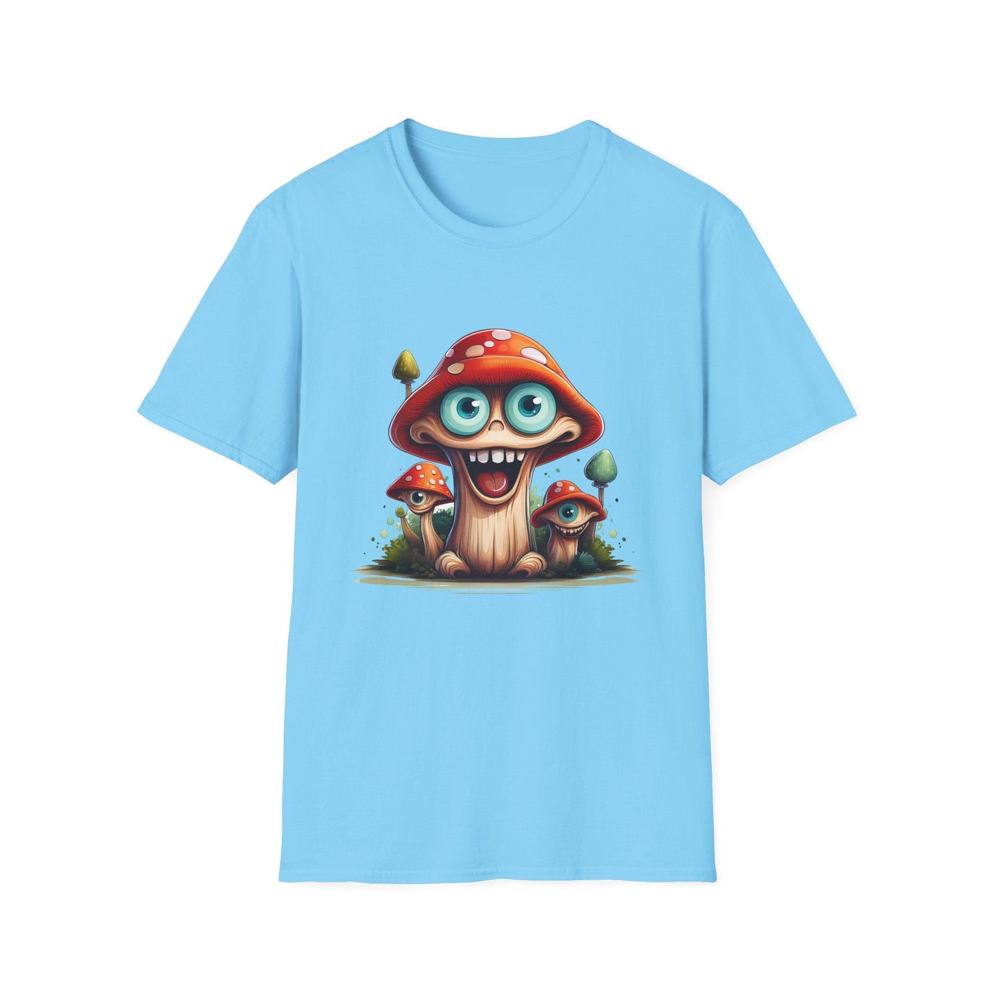 Mashroom Tee Shirt Unisex Funny Mushroom Design Softstyle Tee One Hundred Percent Ring Spun Cotton