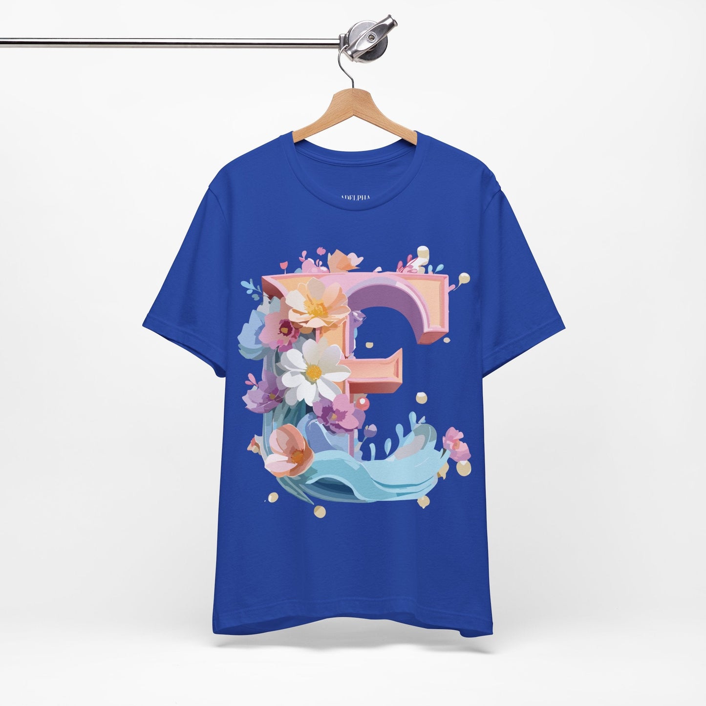 Unisex Letter E Graphic T Shirt By Adelpha Vintage Inspired Artwork Tee For Everyday Wear
