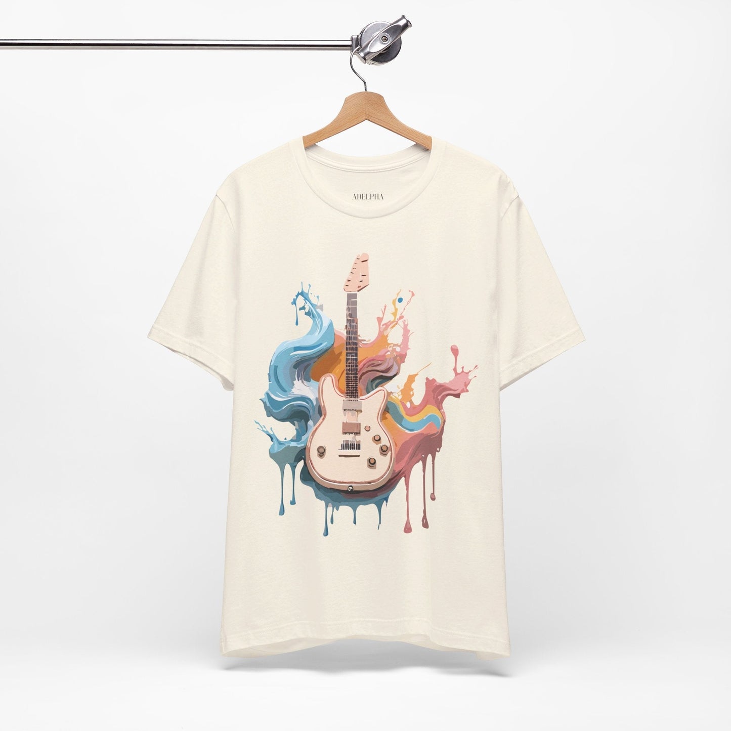 Music T Shirt Unisex Graphic Tee Featuring Original Adelpha Artwork Vintage Inspired Design