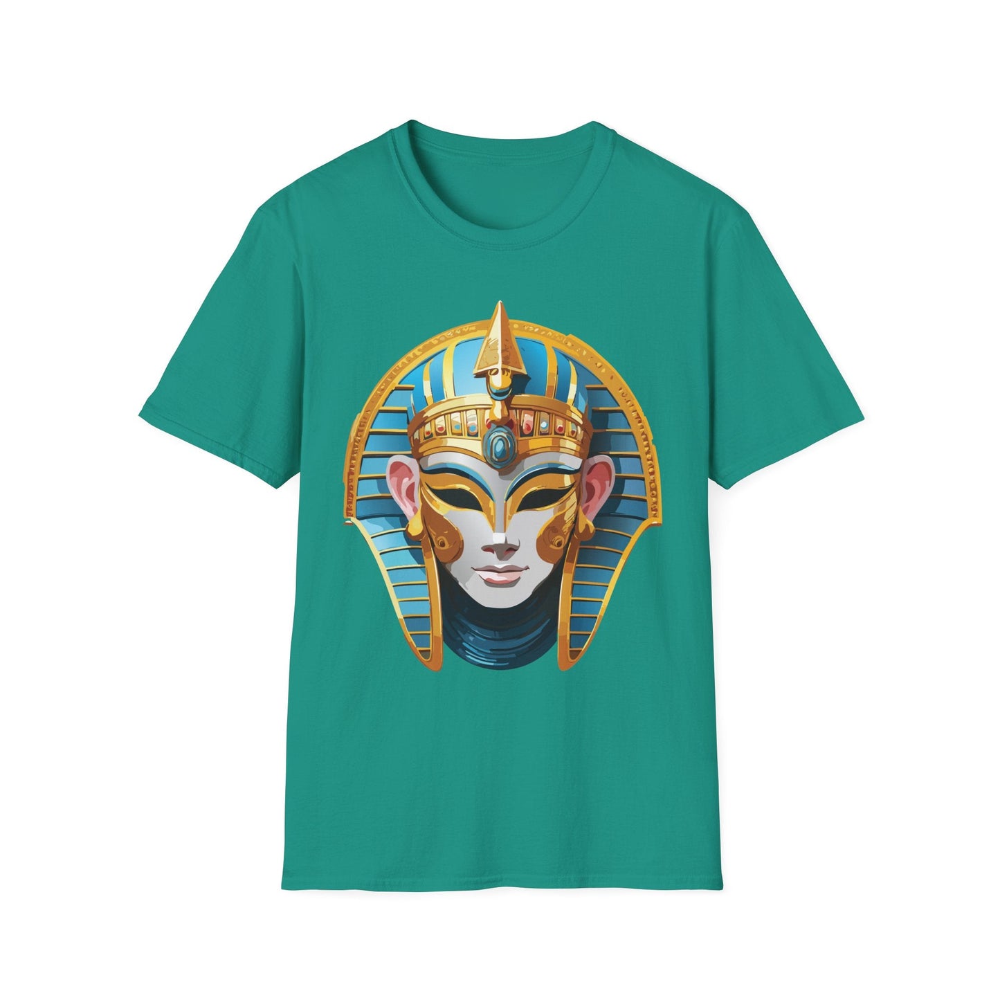 Mask Design Tee Shirt For Unisex Comfort Gildan Softstyle 64000 Ring Spun Cotton