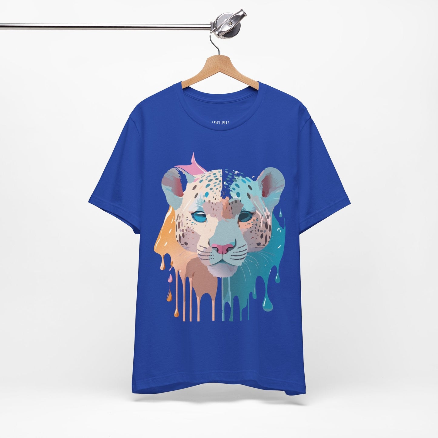 Cheetah Graphic Unisex 100 Cotton Artwork Tee 5