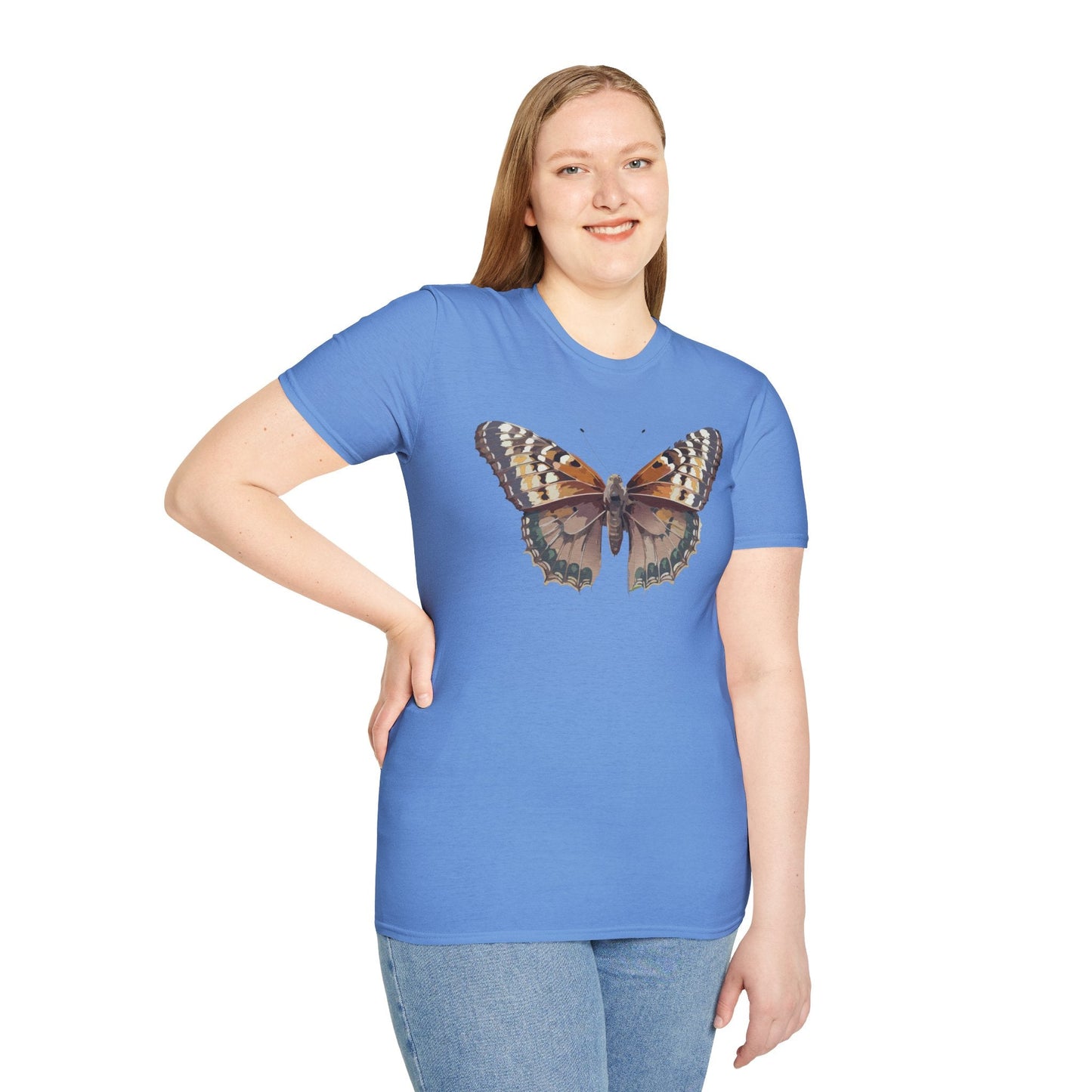 Monarch Butterfly Shirt Unisex T Shirt Design Gildan Softstyle 64000 100 Percent Ring Spun Cotton