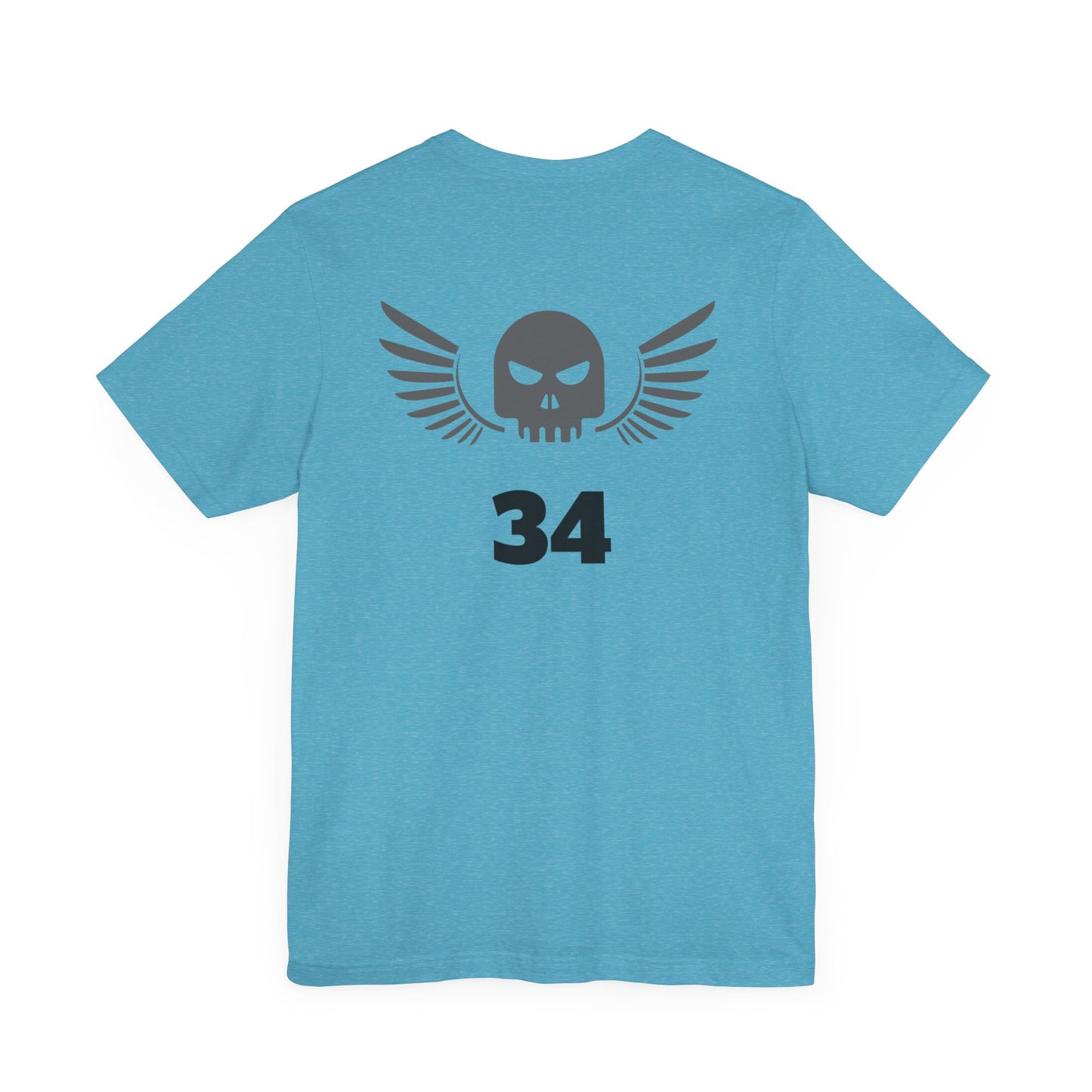 Unisex Cotton Tee Shirt with Skull