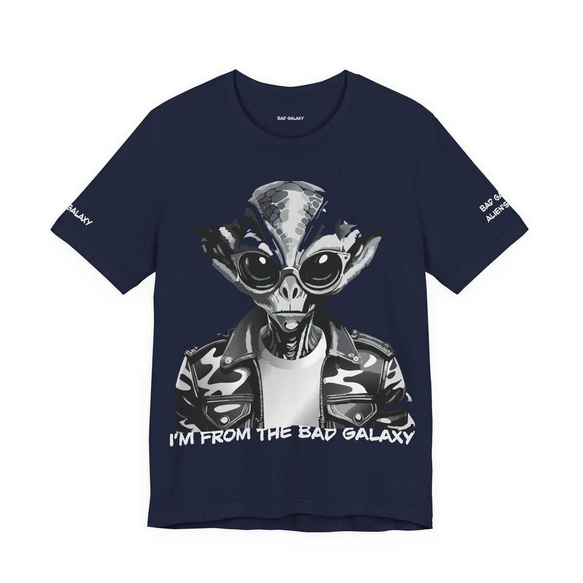 Alien Graphic Unisex Cotton Bella+Canvas Tee with Art Design b77