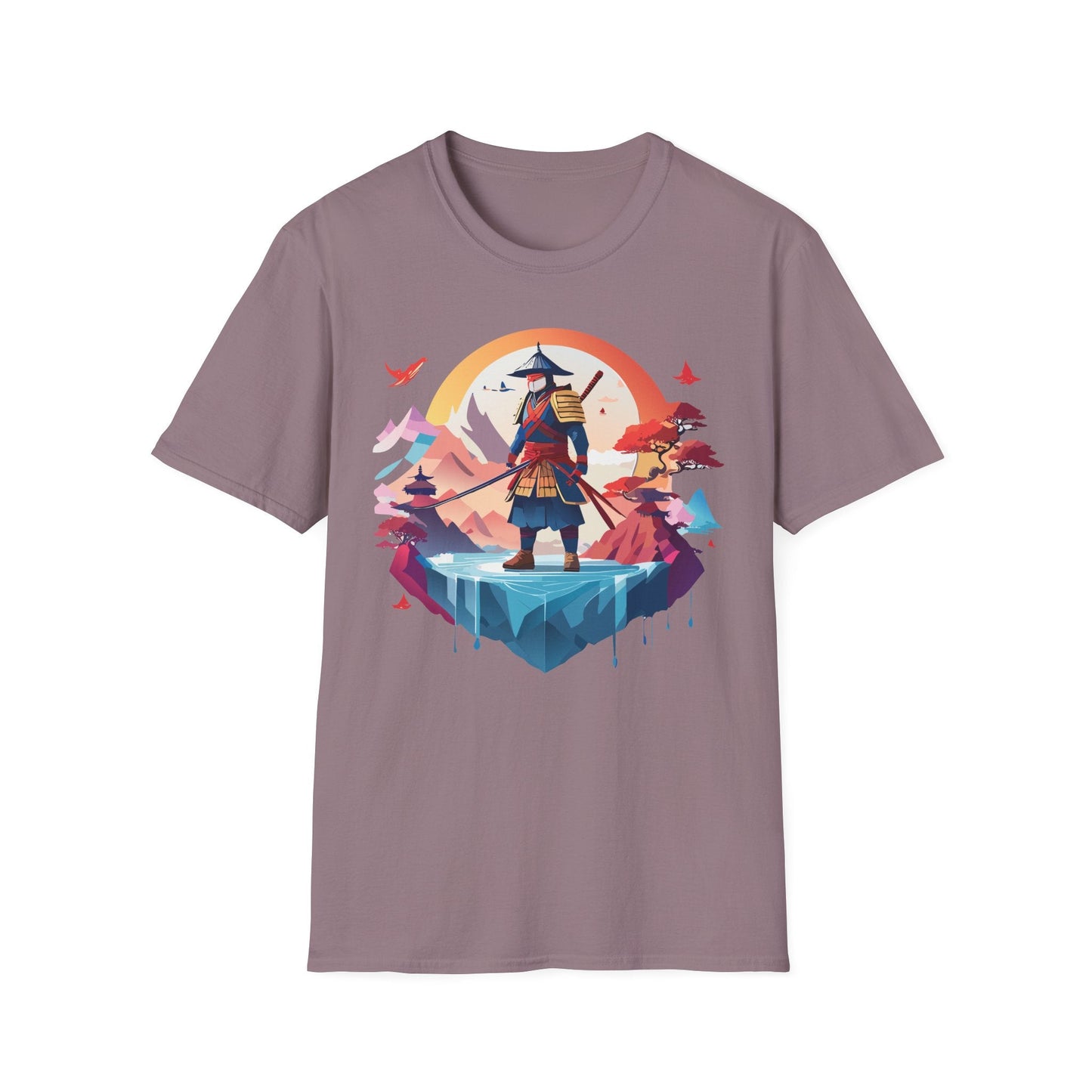 Samurai Shirt Unisex Softstyle Tee 100 Percent Ring Spun Cotton Short Sleeve T Shirt Comfort Fit