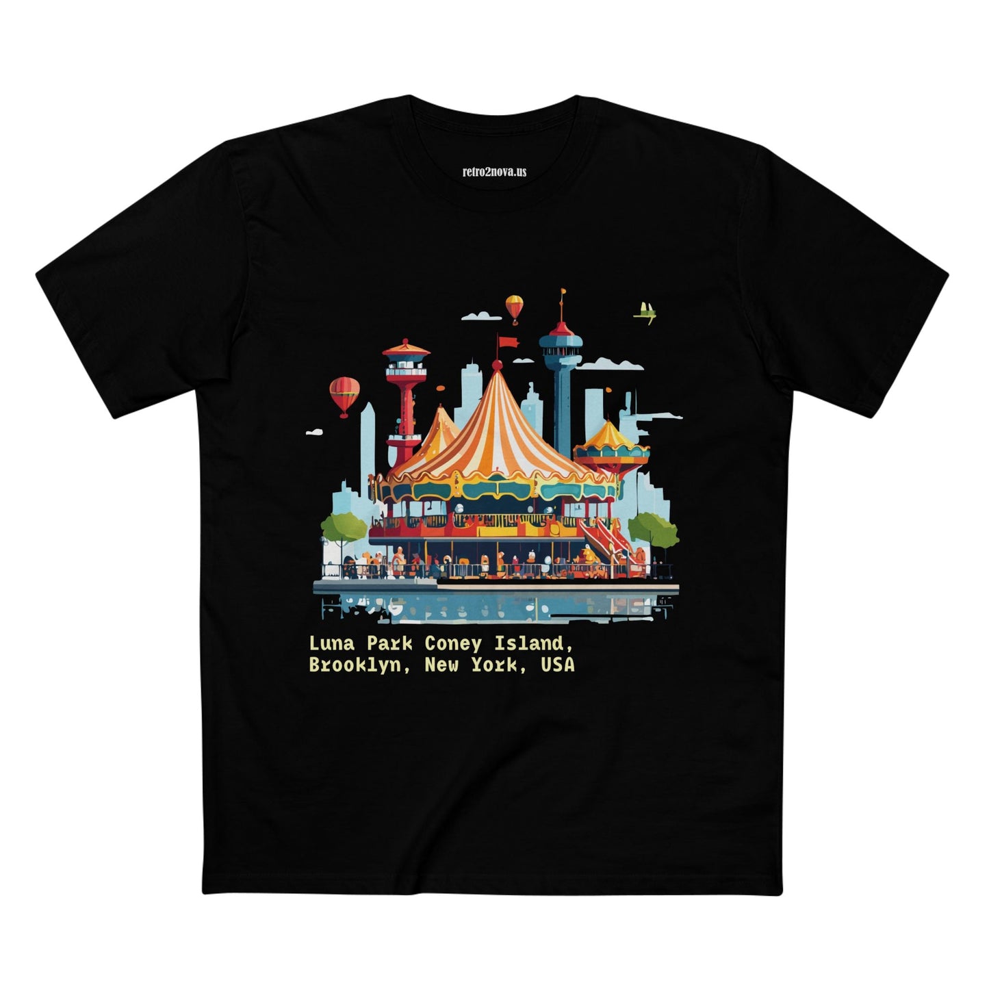 Travel Shirt Brooklyn Shirt Unisex Premium Cotton Tee With Original Art Design TT15