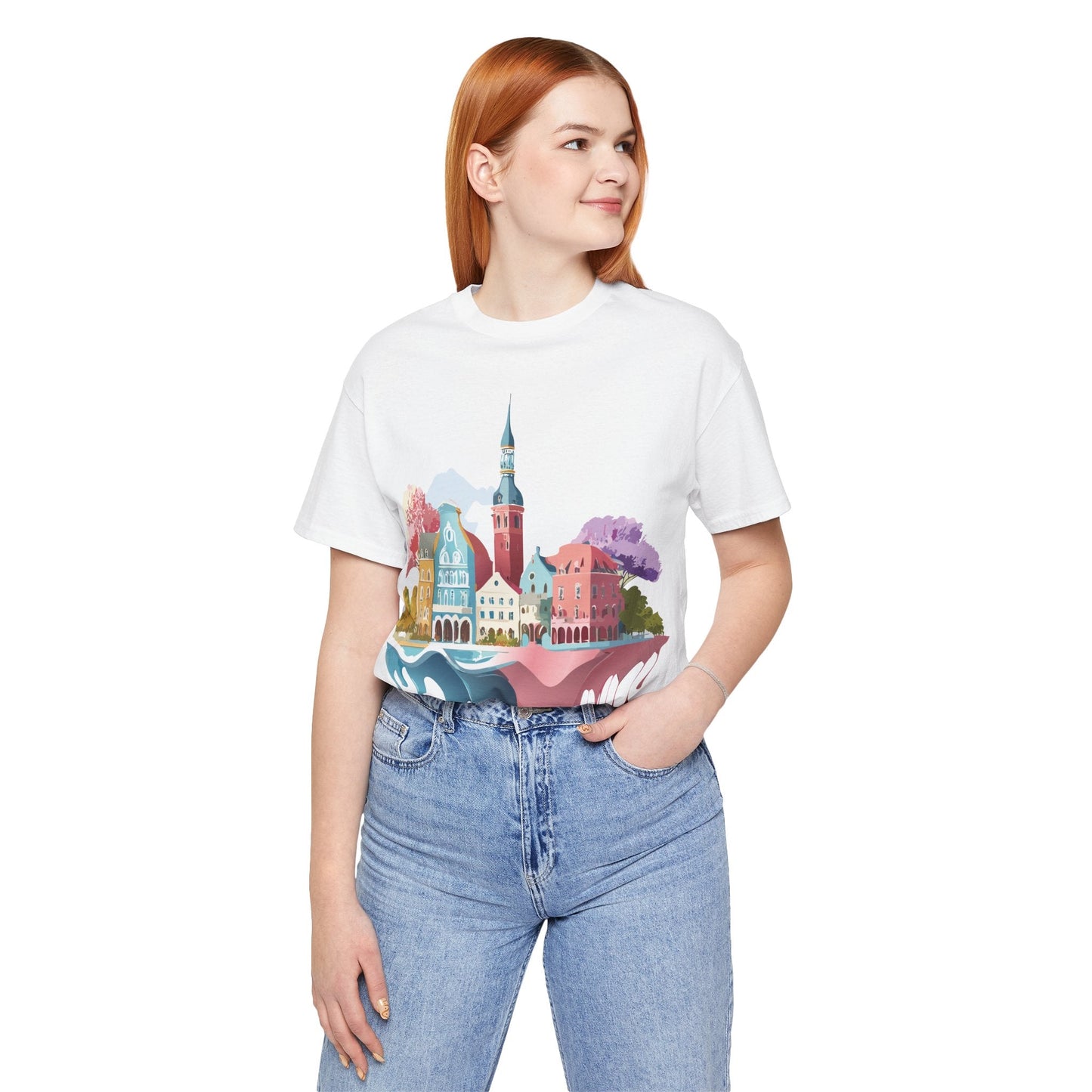 Germany Tourist Shirt Unisex Graphic Tee With Vintage Adelpha Artwork Short Sleeve