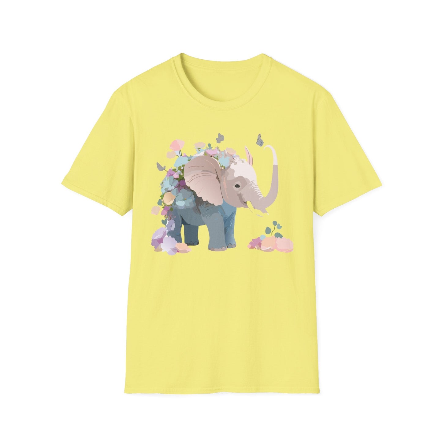 Elephant T Shirt Unisex Softstyle 64000 Elephant Tee Premium Comfort Everyday Wear