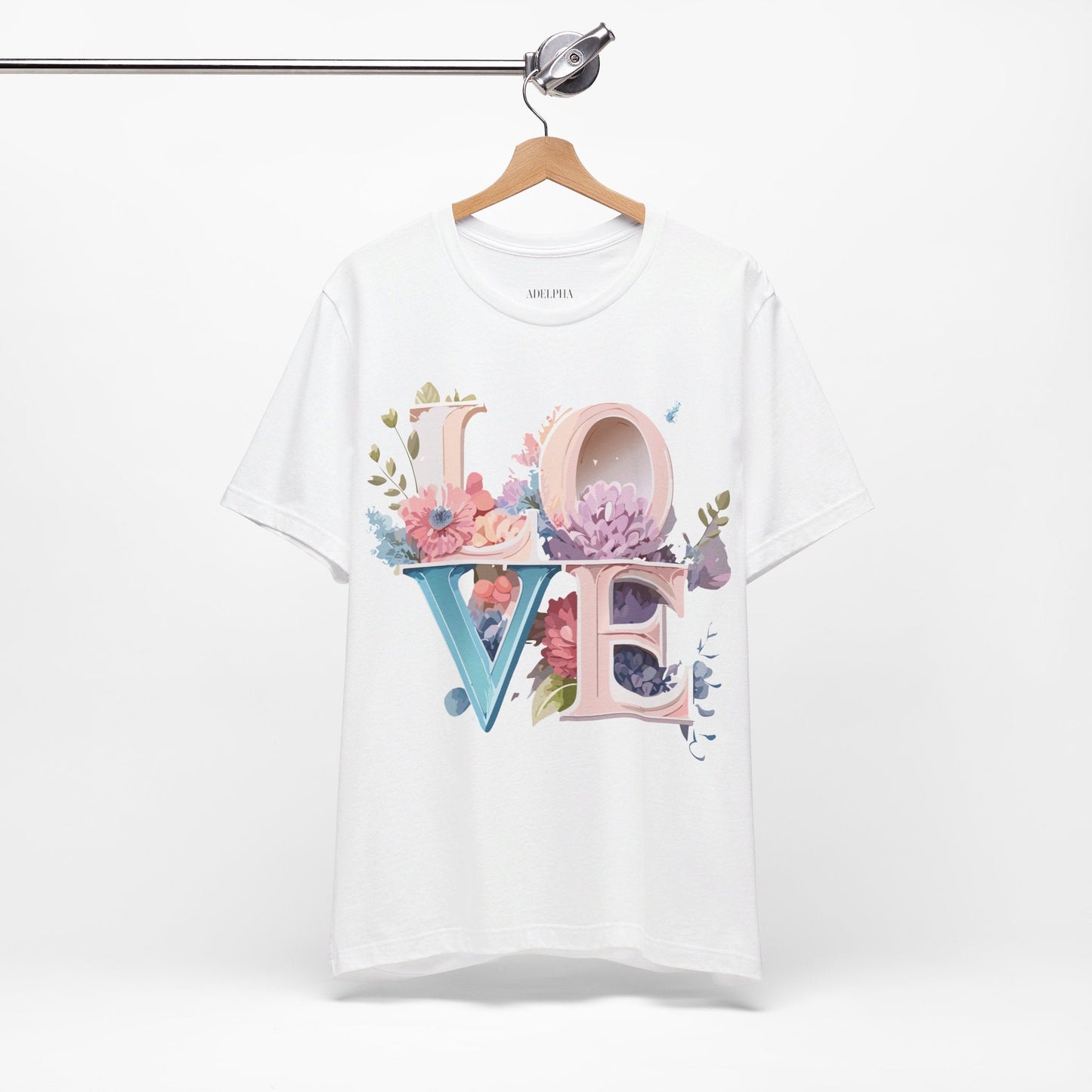 Adelpha Vintage Inspired Graphic T Shirt Unisex Jersey Short Sleeve Valentine Design