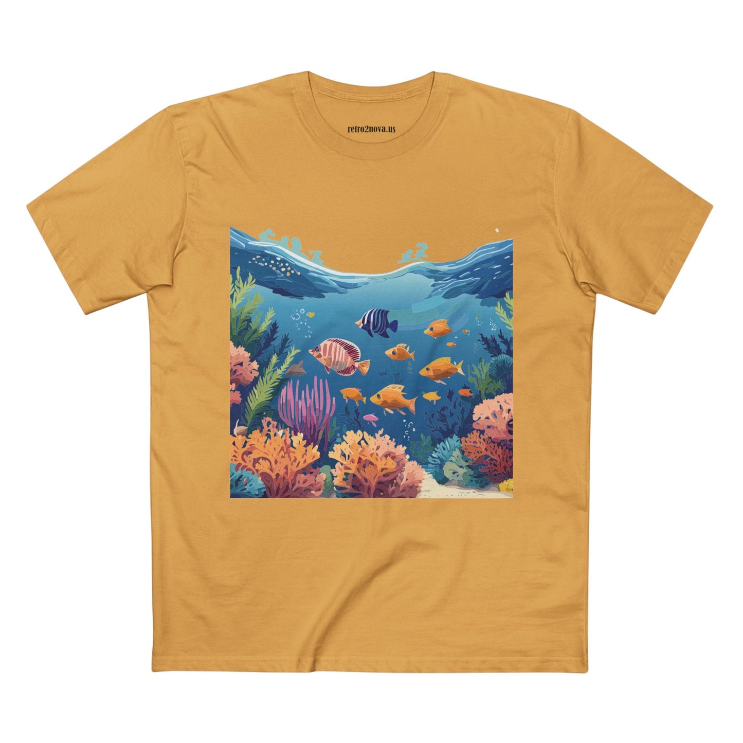 Ocean Shirt Ocean Pacific Unisex Premium Cotton Tee Featuring Original Art Design Retro2Nova
