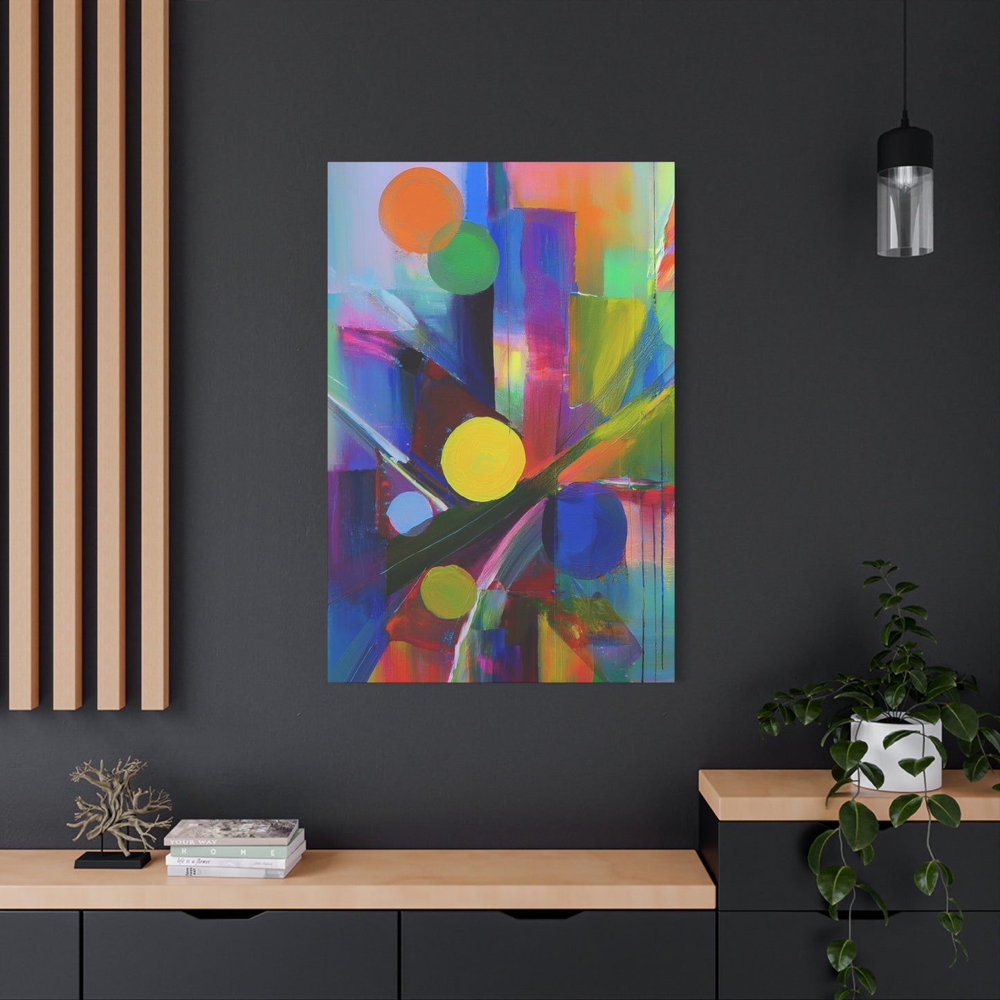 Abstract Painting Print Canvas 20x24,20x30,24x30, 24x32,24x36,30x40, 32x48,36x48,40x60 Pine-Wood Inner Frame ABS-11