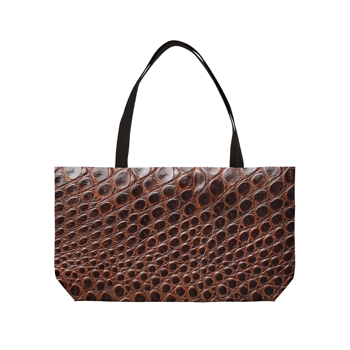 Leather Print Big Bag High-Quality 100% Spun Poly 24x13 Canvas Art Bag L-18