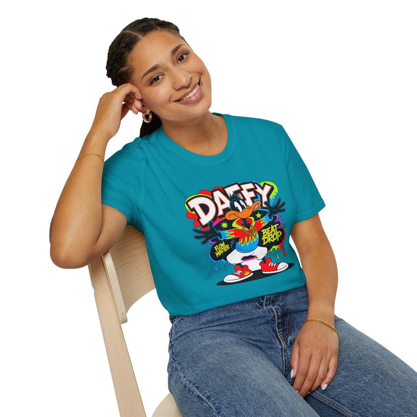 Funny Cartoon Animals T Shirt Unisex Softstyle Tee With Animation Design Gildan 64000