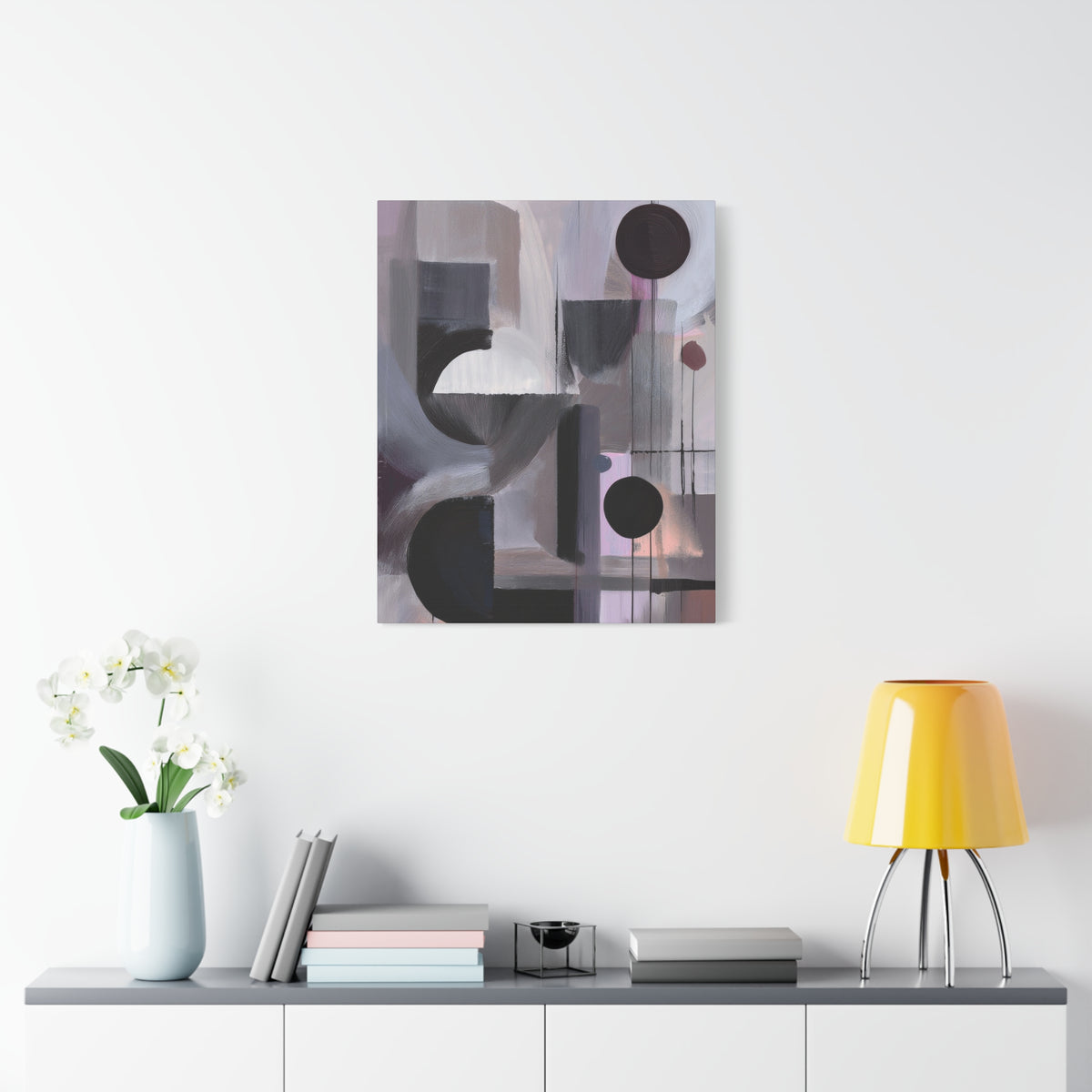 Abstract Geometric Painting Print Canvas 20x24,20x30,24x30 24x32,24x36,30x40 32x48,36x48,40x60 Pine-Wood Inner Frame ABS-46