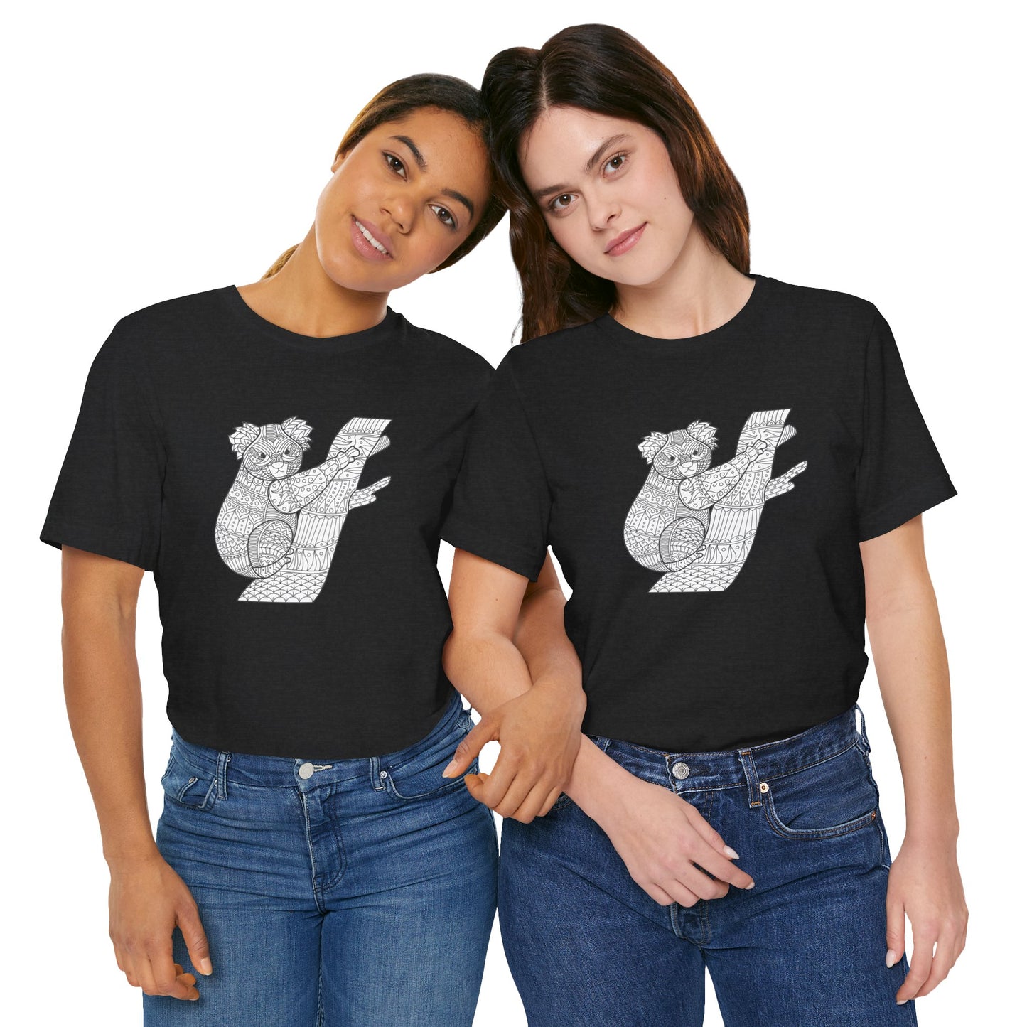 Tee-shirt unisexe avec imprimé animaux 