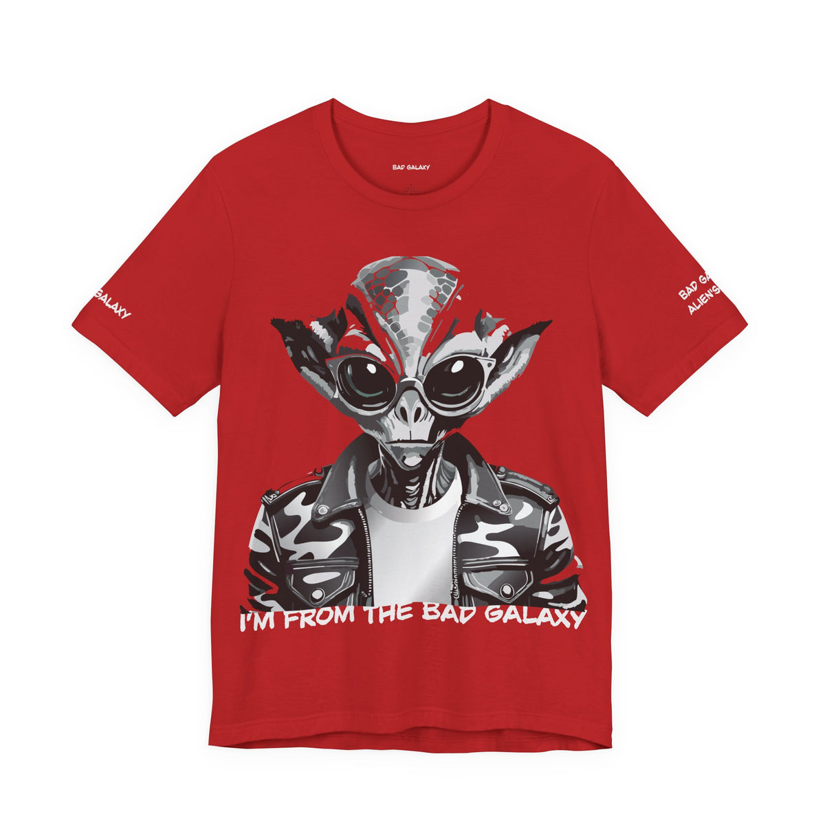 Alien Graphic Unisex Cotton Bella+Canvas Tee with Art Design b77