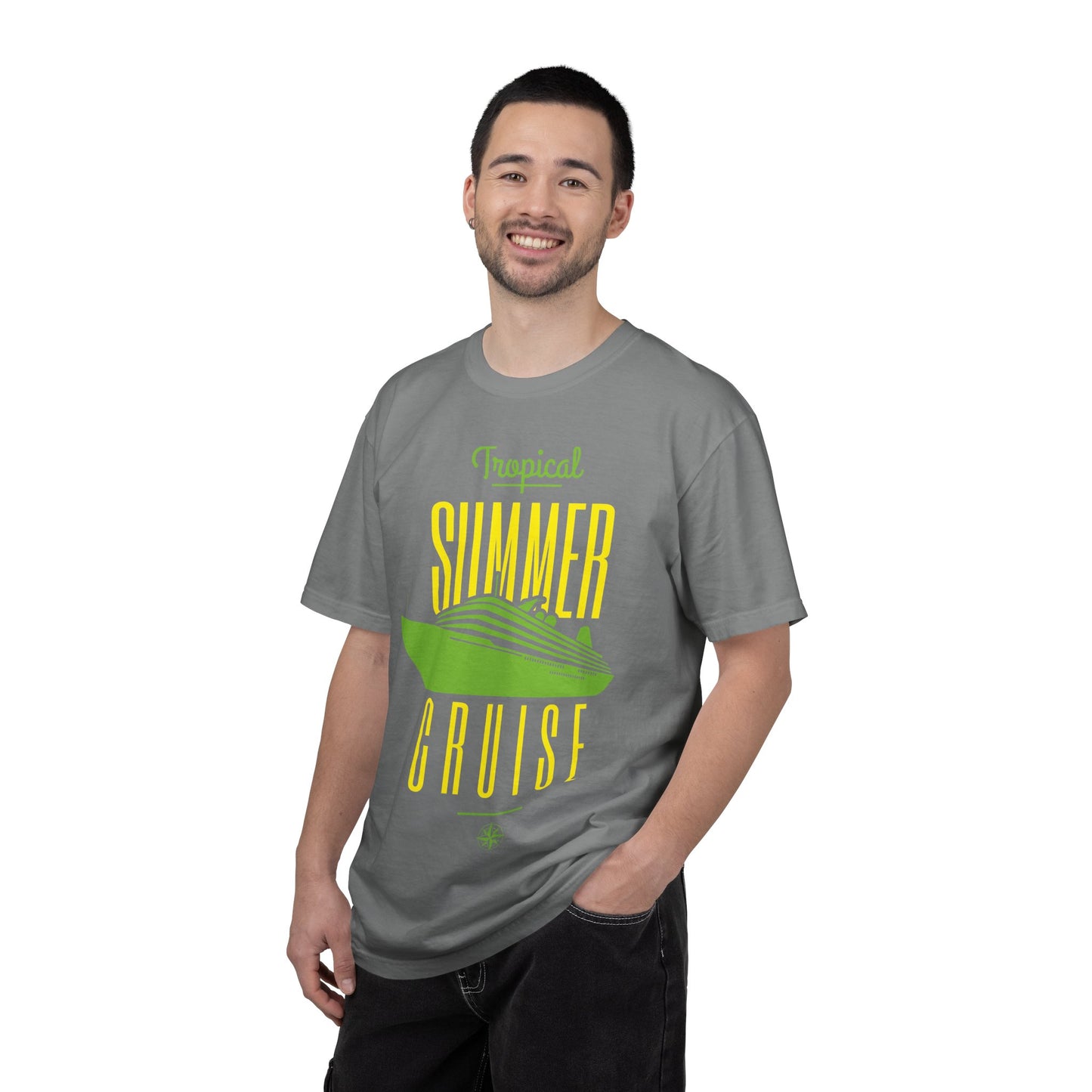 Unisex Garment-Dyed T Shirt Relaxed Fit Comfort Colors 1717 100 Percent Ring-Spun US Cotton