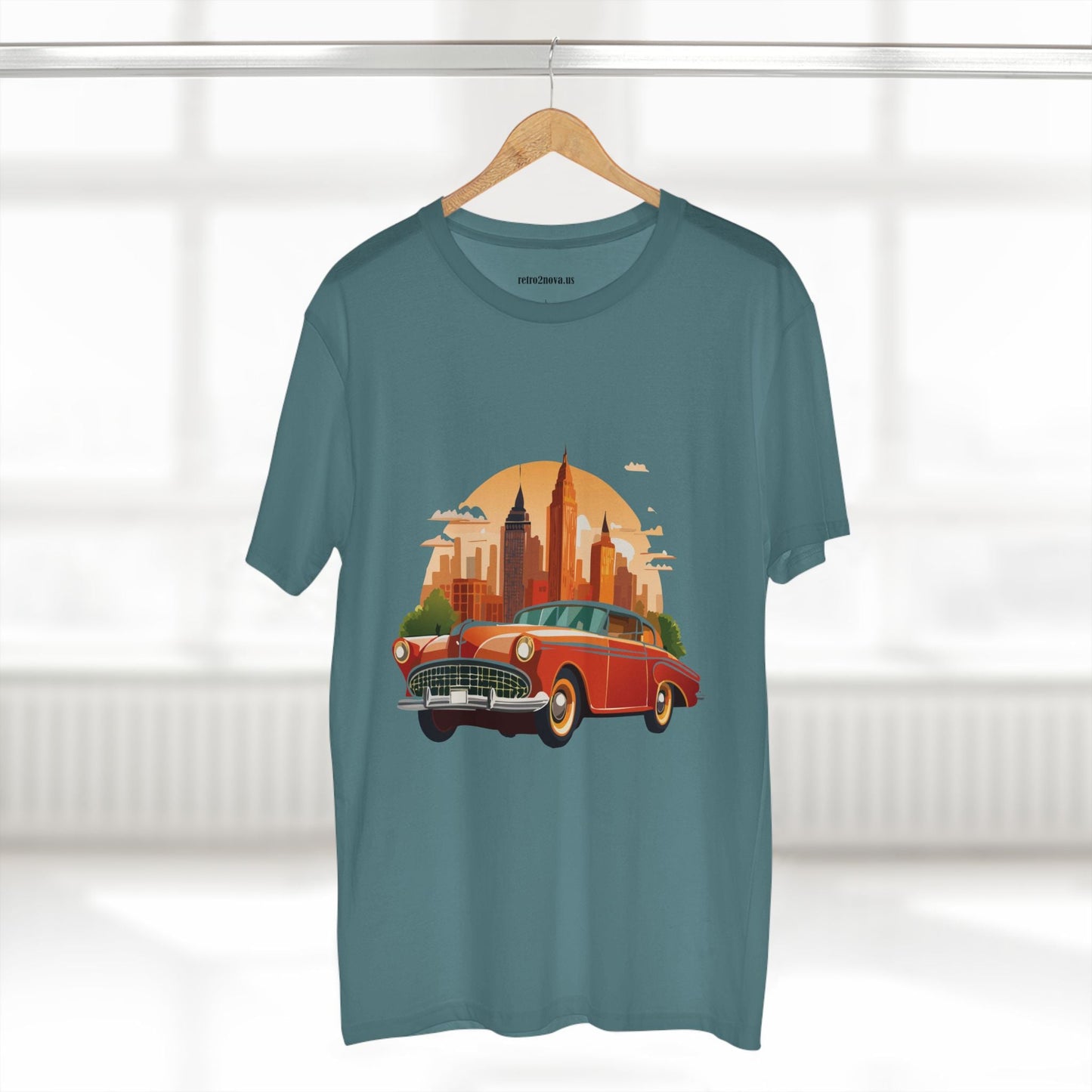 Retro Car Shirts Vintage Car Shirts RC1 Unisex Premium Cotton Tee With Original Art Design