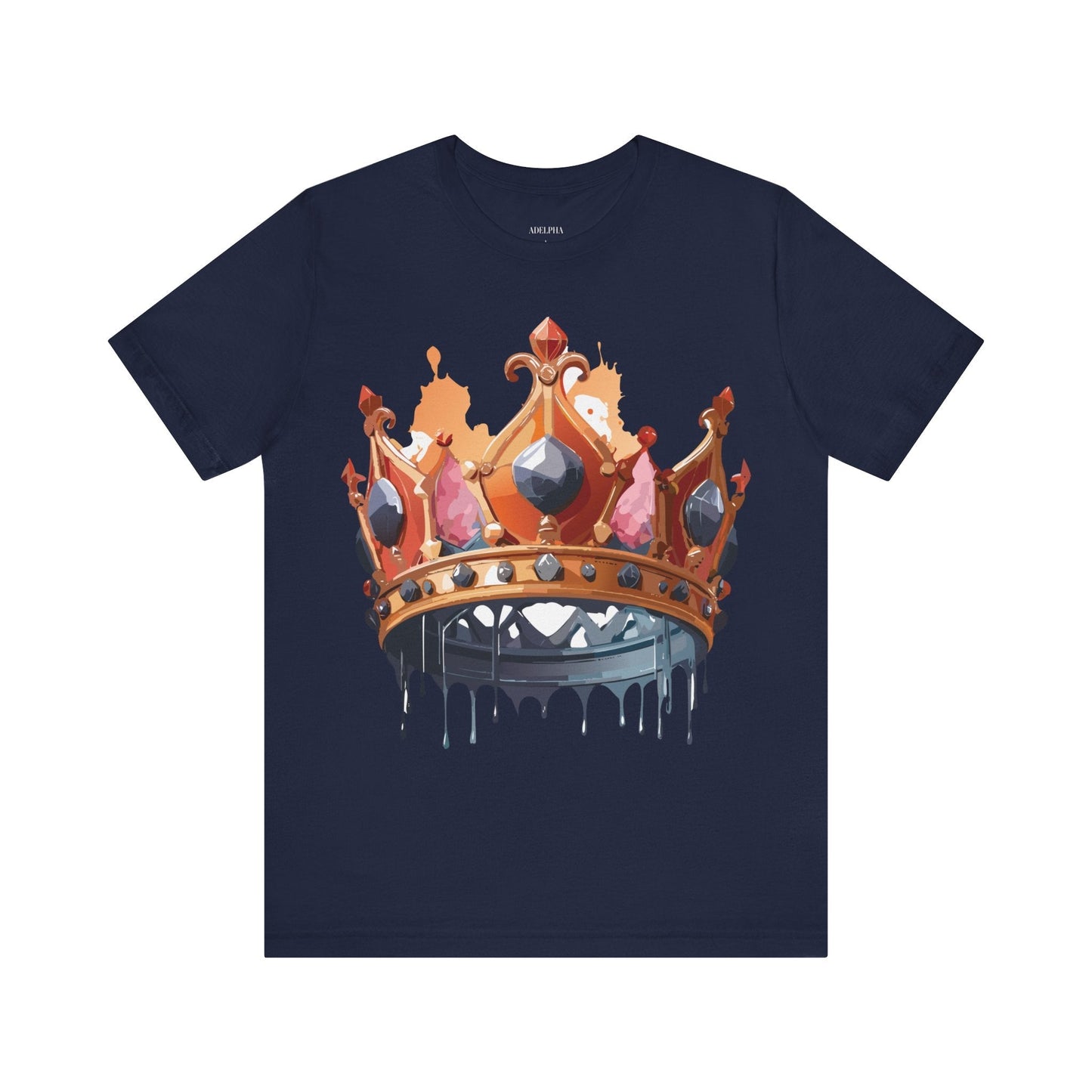 Adelpha Crown Graphic Tee Unisex Jersey Short Sleeve Art Design Vintage Inspired Shirt