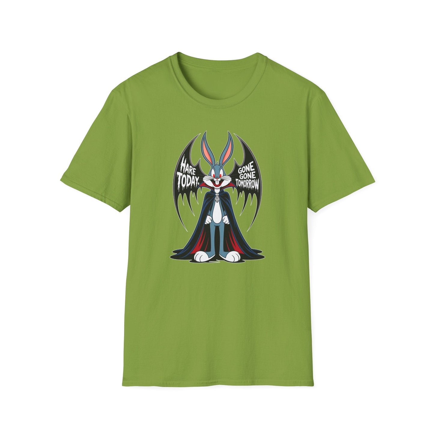 Bugs Bunny T Shirt Cartoon Art Design Unisex Gildan Softstyle 100 Percent Ring Spun Cotton