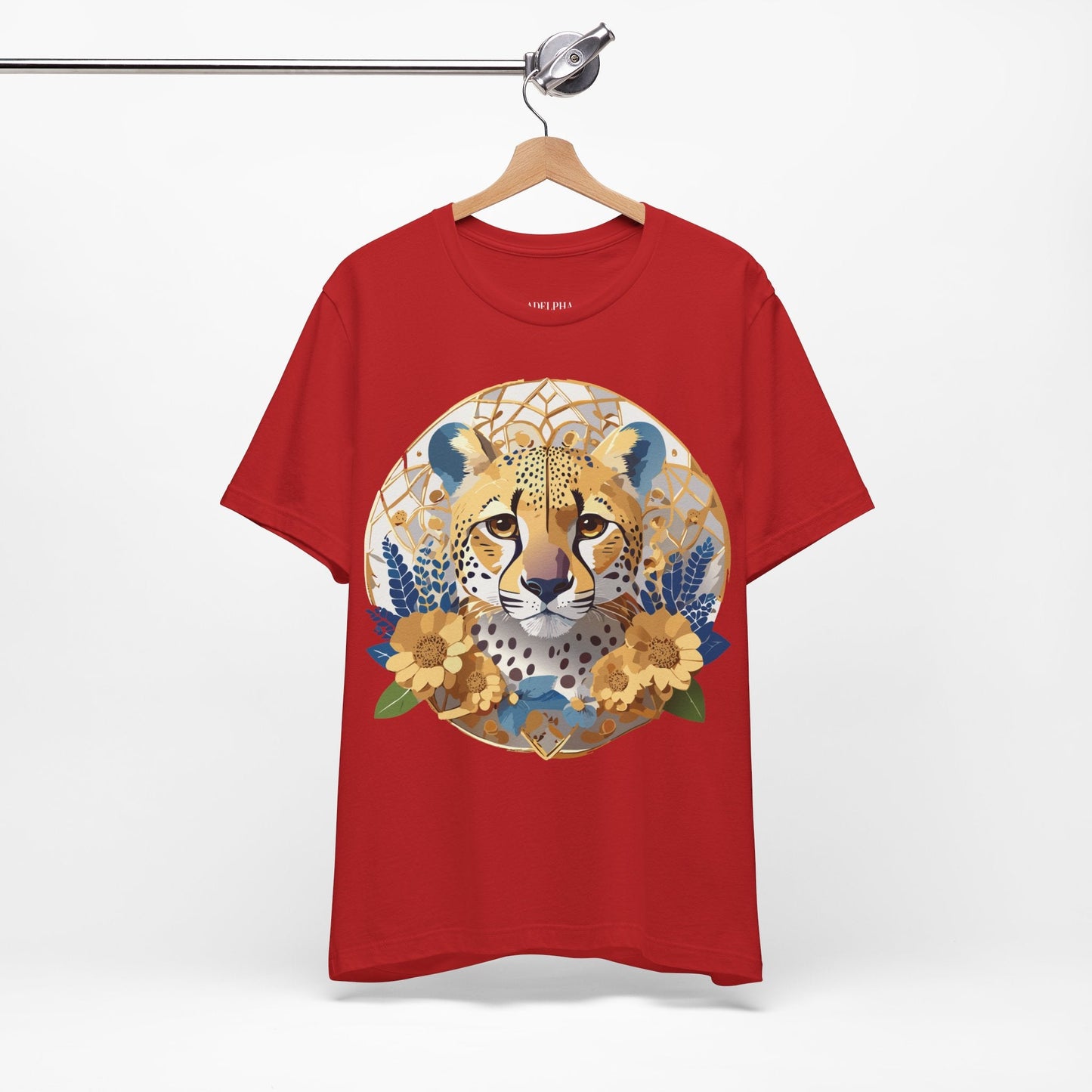 Medallion Shirt Unisex Graphic Tee With Vintage Inspired Adelpha Artwork Short Sleeve Jersey