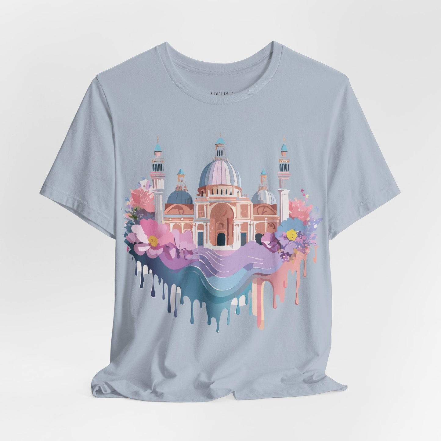 Venice Tourist Graphic Tee Unisex Jersey Short Sleeve Art Shirt By Adelpha Vintage Style