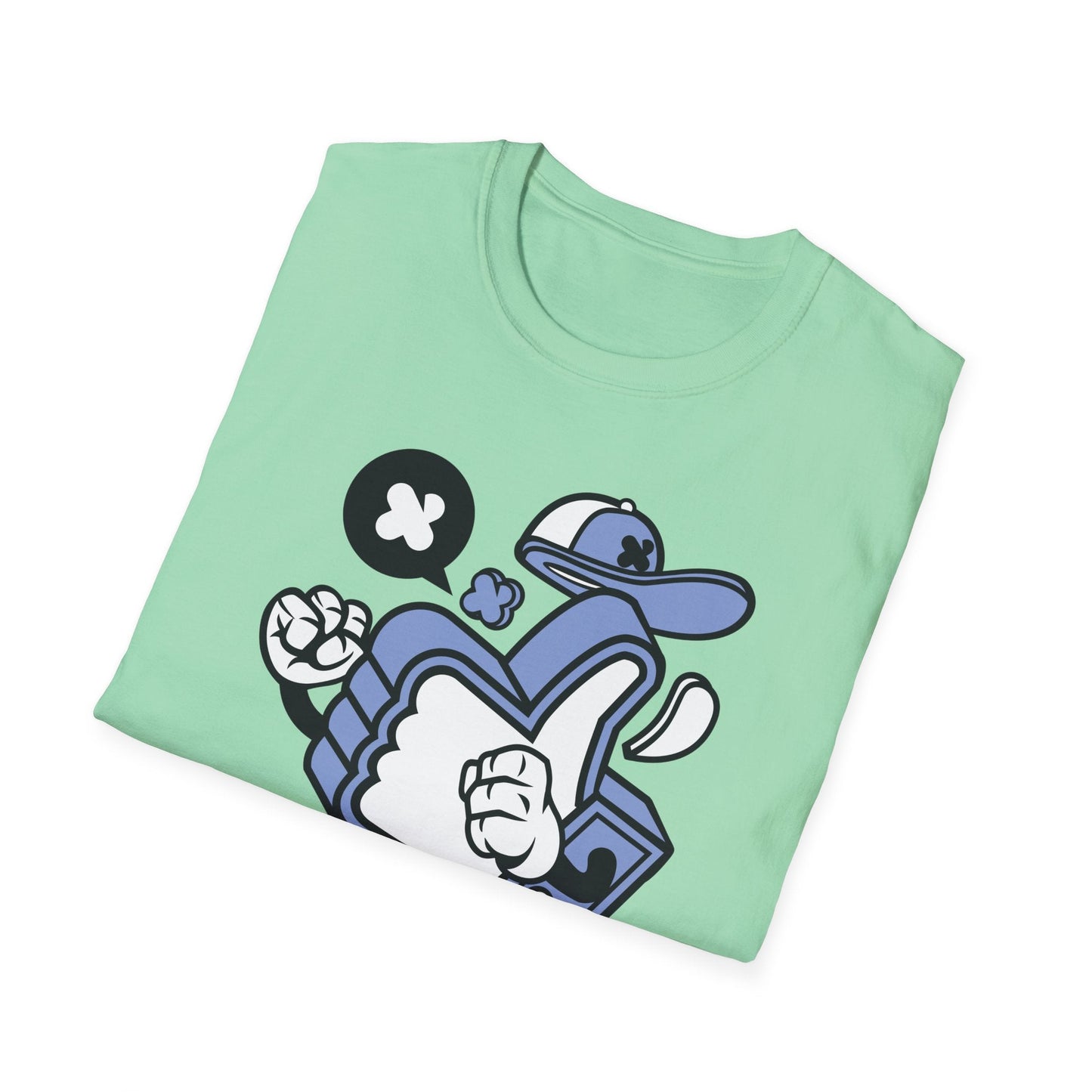 Cartoon T Shirt Animation Tee Funny Graphic Tee For Unisex Gildan Softstyle 64000 Cotton