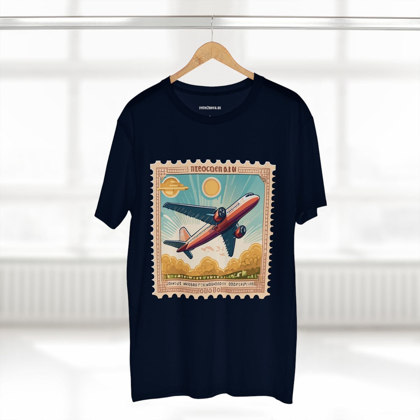 Stamp Shirt Postage Stamp Tee PS5 Unisex Premium Cotton Art Tee By Retro2Nova Pro